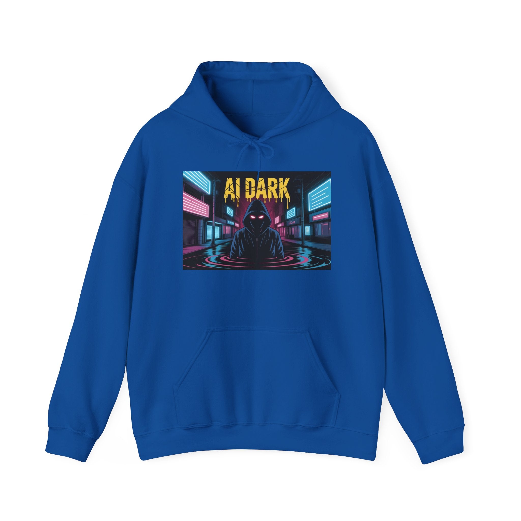 AI DARK  “Night Signal” Unisex Heavy Blend™ Hooded Sweatshirt