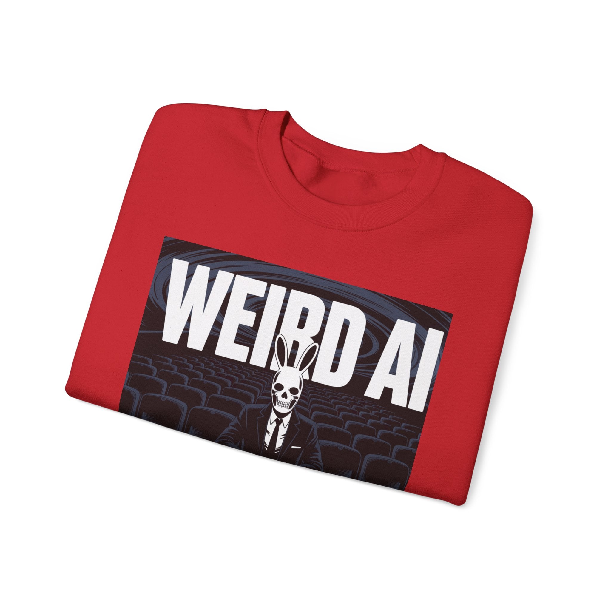 WEIRD AI " Backrooms Theater "  Unisex Heavy Blend™ Crewneck Sweatshirt