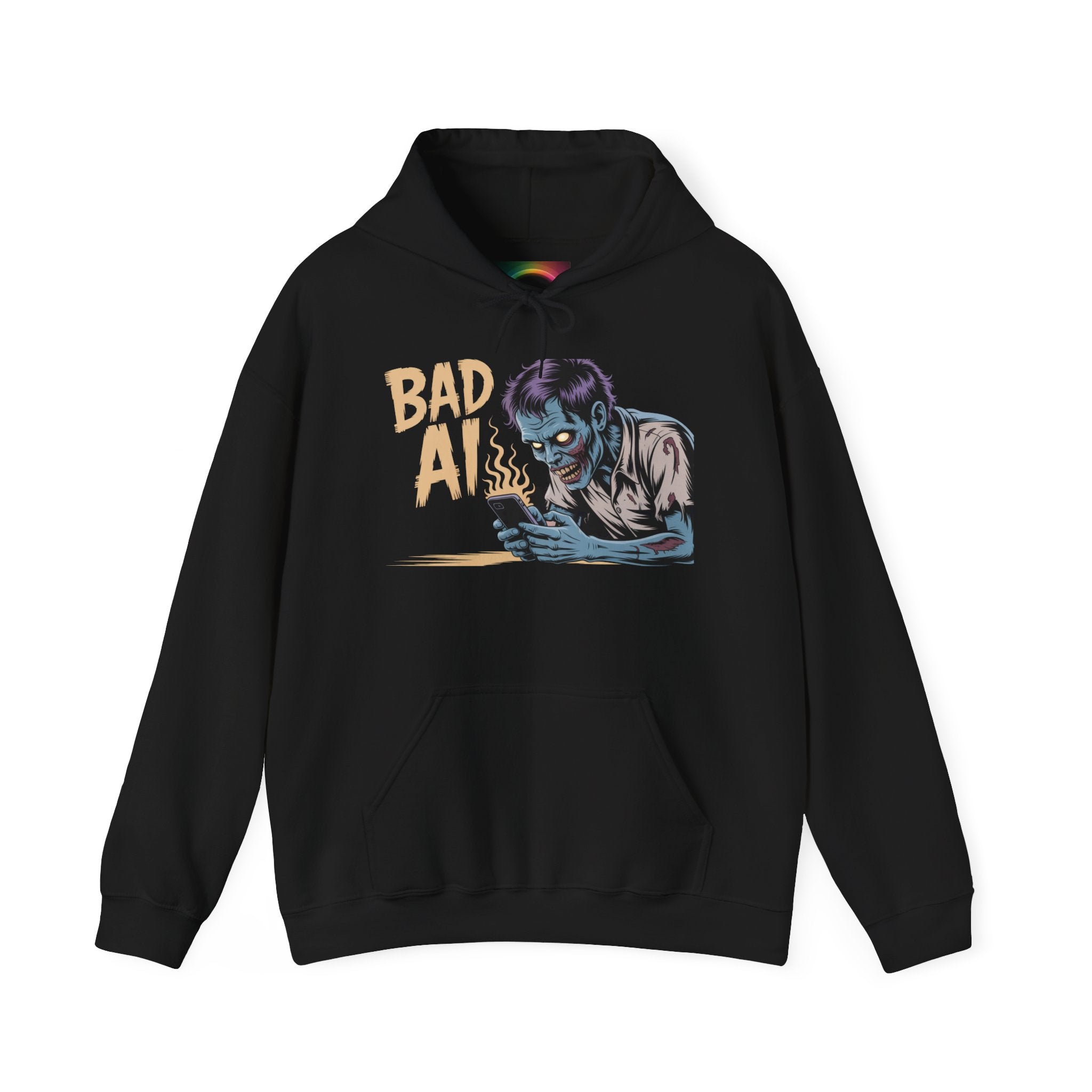 Bad AI "ZOMBIE SCROLL" Unisex Heavy Blend™ Hooded Sweatshirt