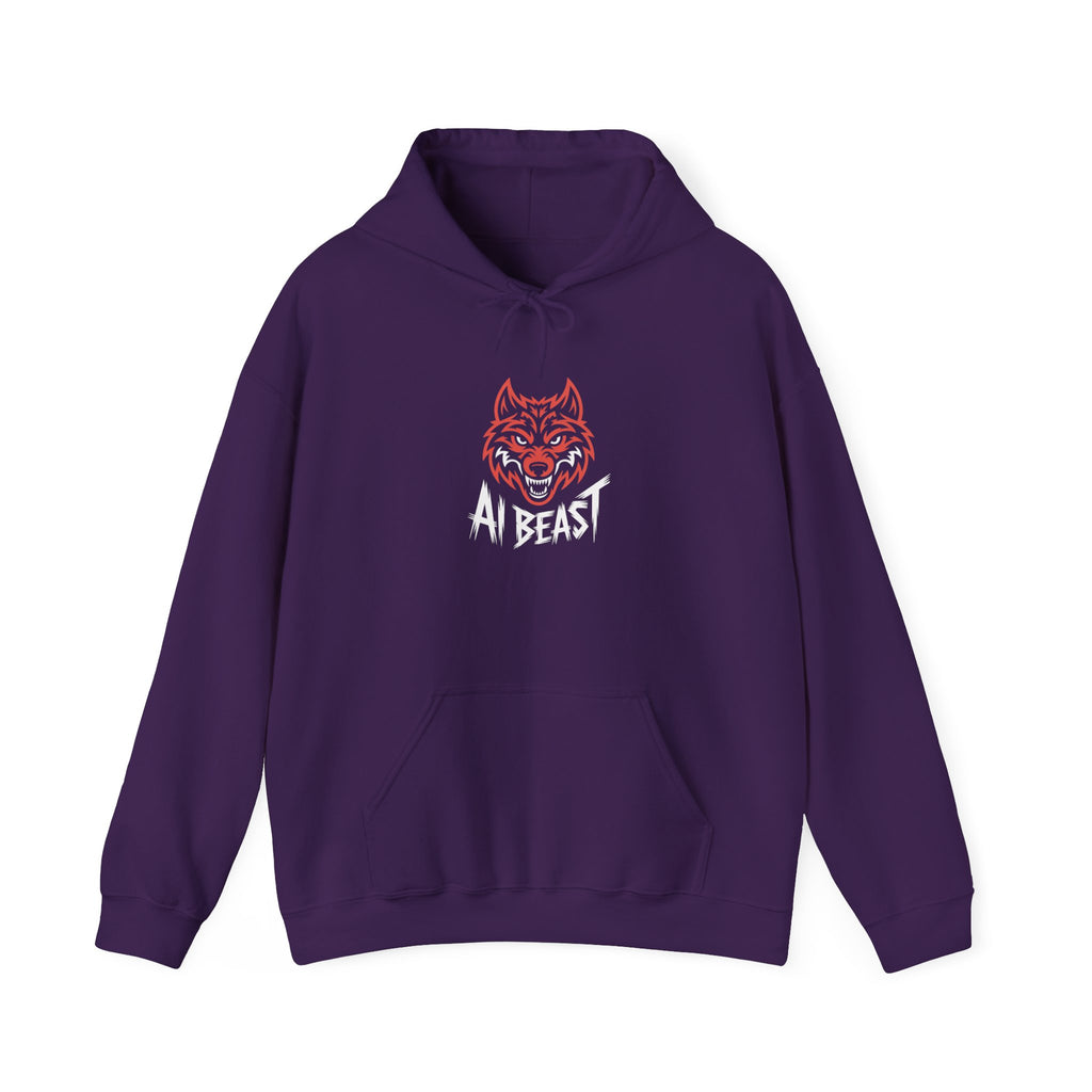 AI BEAST " Alpha Mode "  Unisex Heavy Blend™ Hooded Sweatshirt