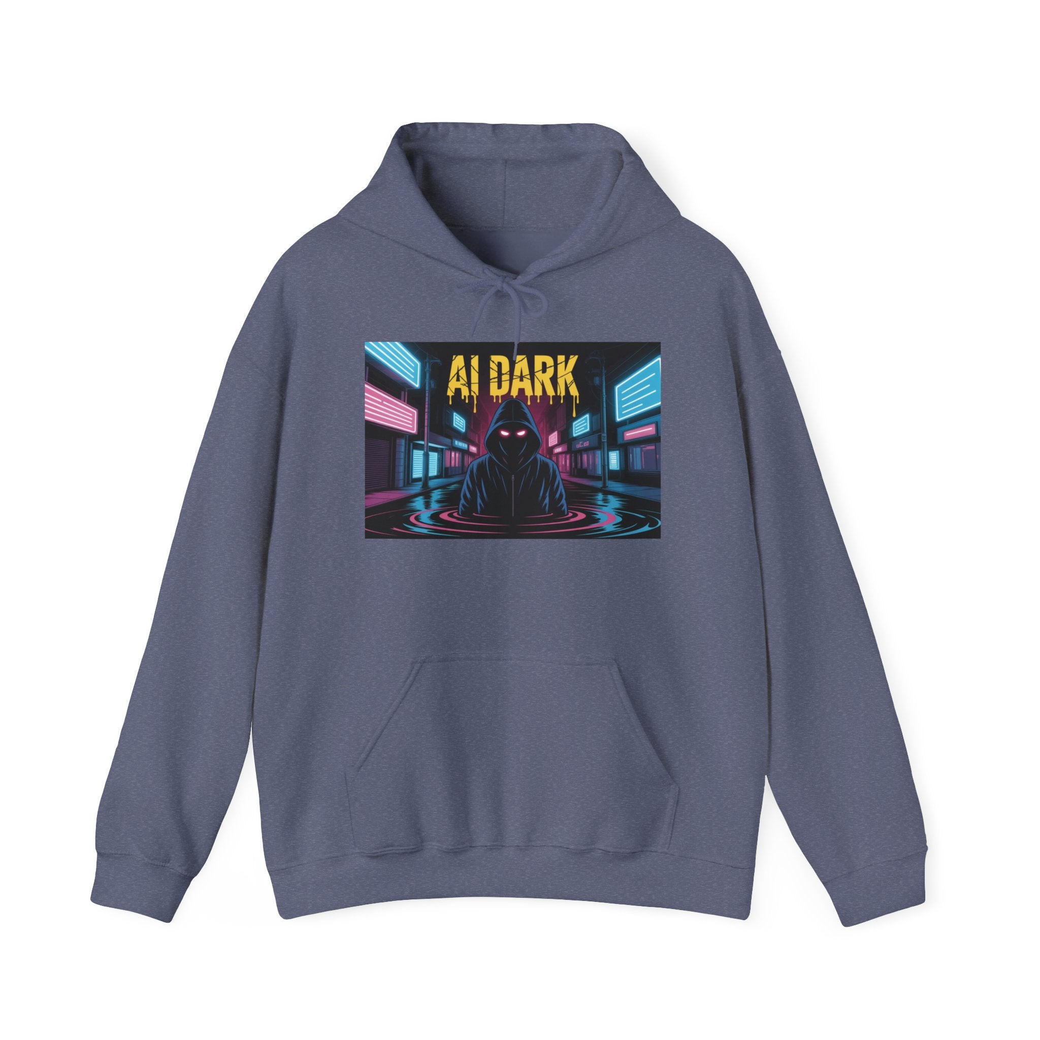 AI DARK  “Night Signal” Unisex Heavy Blend™ Hooded Sweatshirt