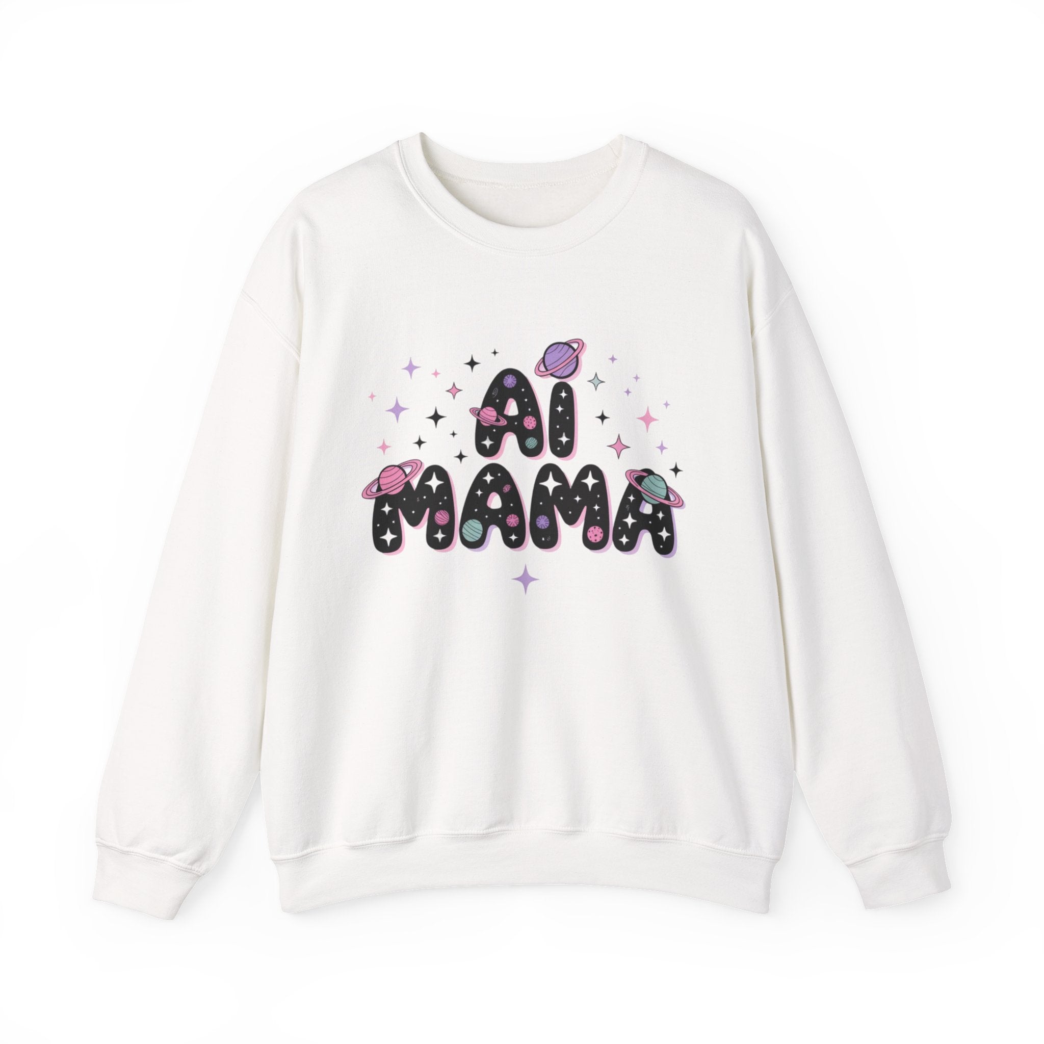 AI Mama "Digital Daydreamer" Unisex Heavy Blend™ Crewneck Sweatshirt