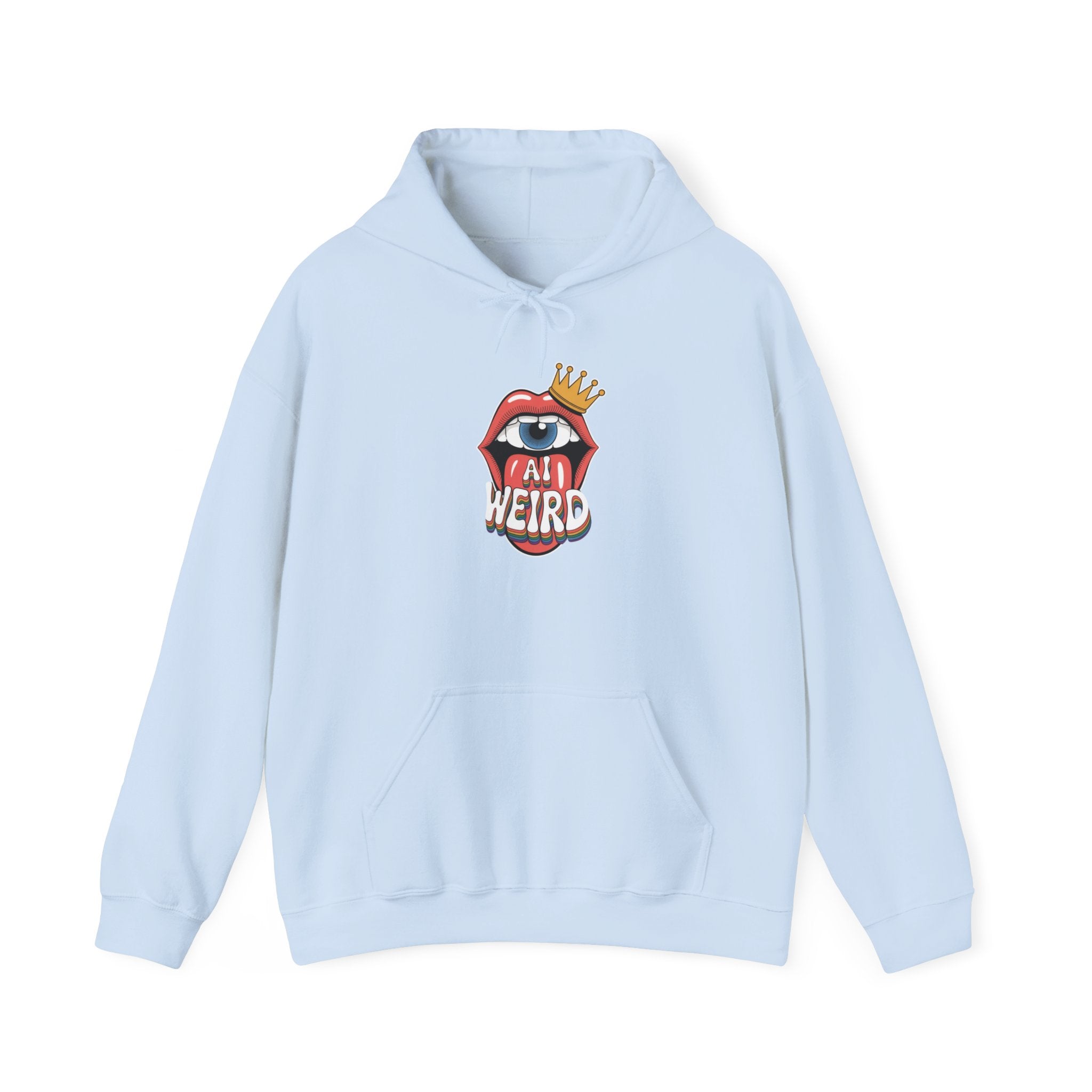 Ai Weird  "Royal Oddbyte" Unisex Heavy Blend™ Hooded Sweatshirt