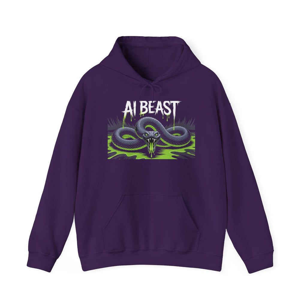 AI BEAST "Digital Venom" Unisex Heavy Blend™ Crewnwck Hoodie