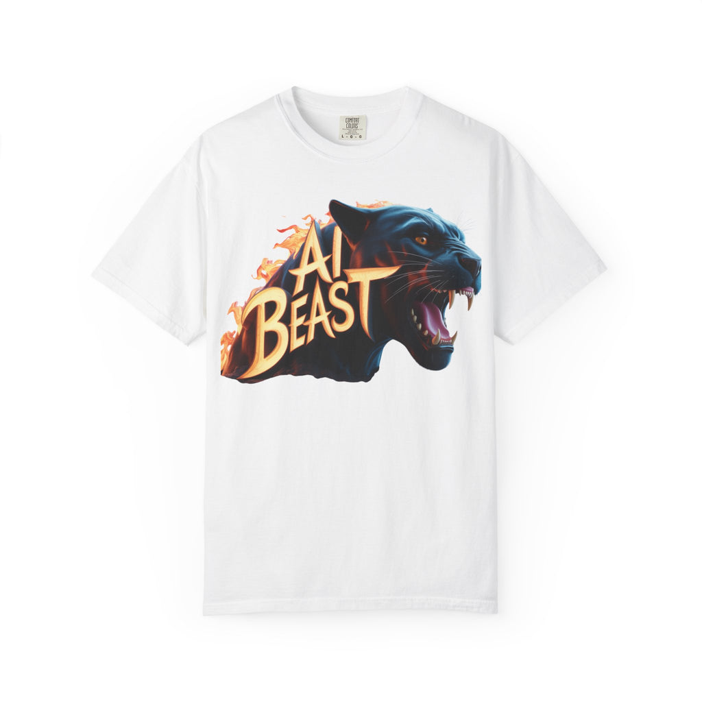 AI BEAST  "Wildfire Algorithm"  Unisex Garment-Dyed T-shirt