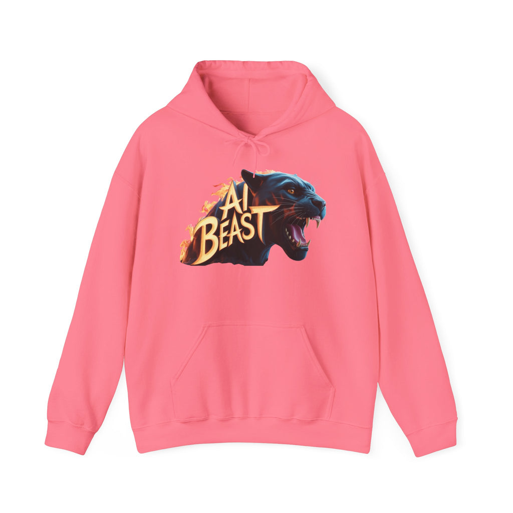 AI BEAST  "Wildfire Algorithm" Unisex Heavy Blend™ Hooded Sweatshirt