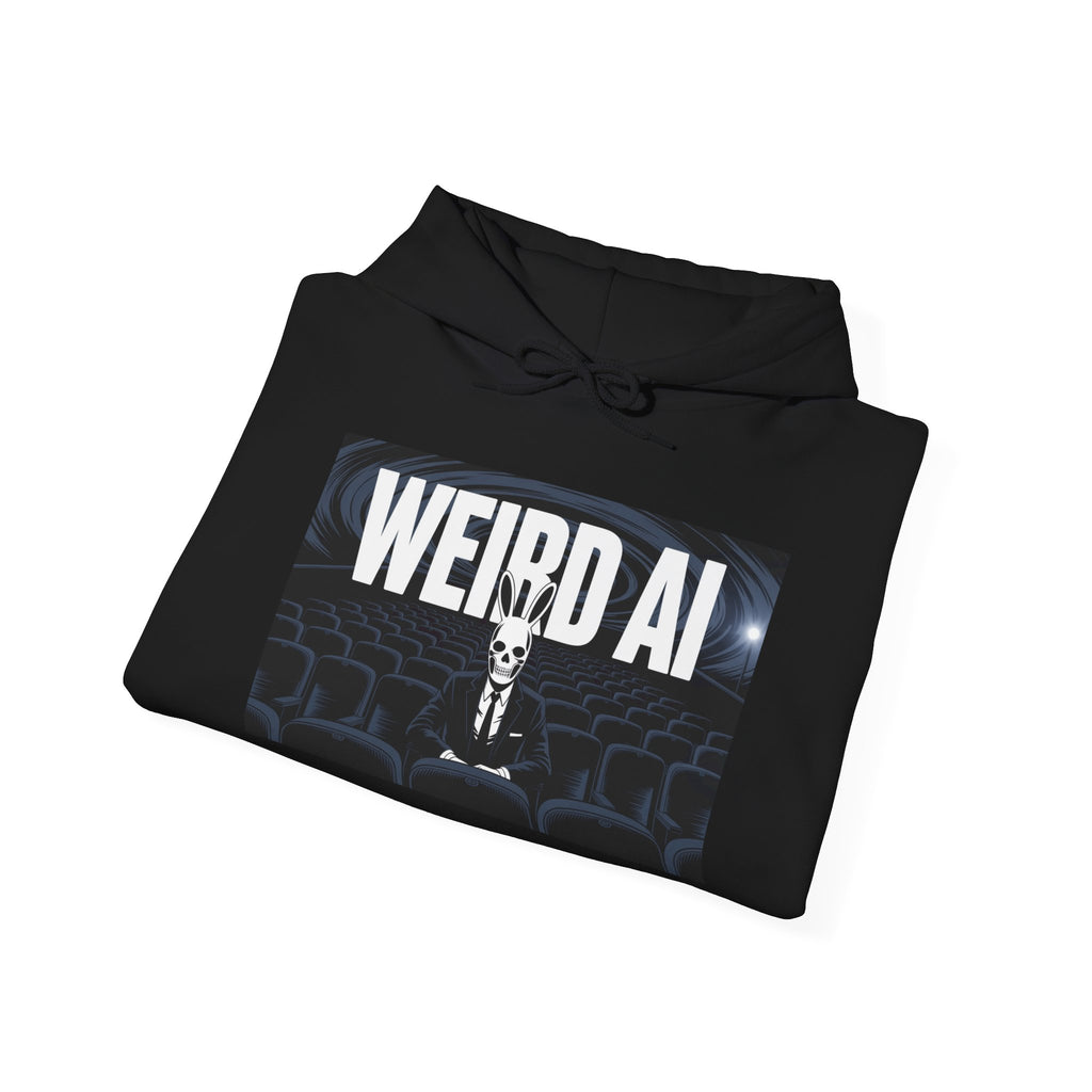 WEIRD AI  " Backrooms Theater "  Unisex Heavy Blend™ Hooded Sweatshirt