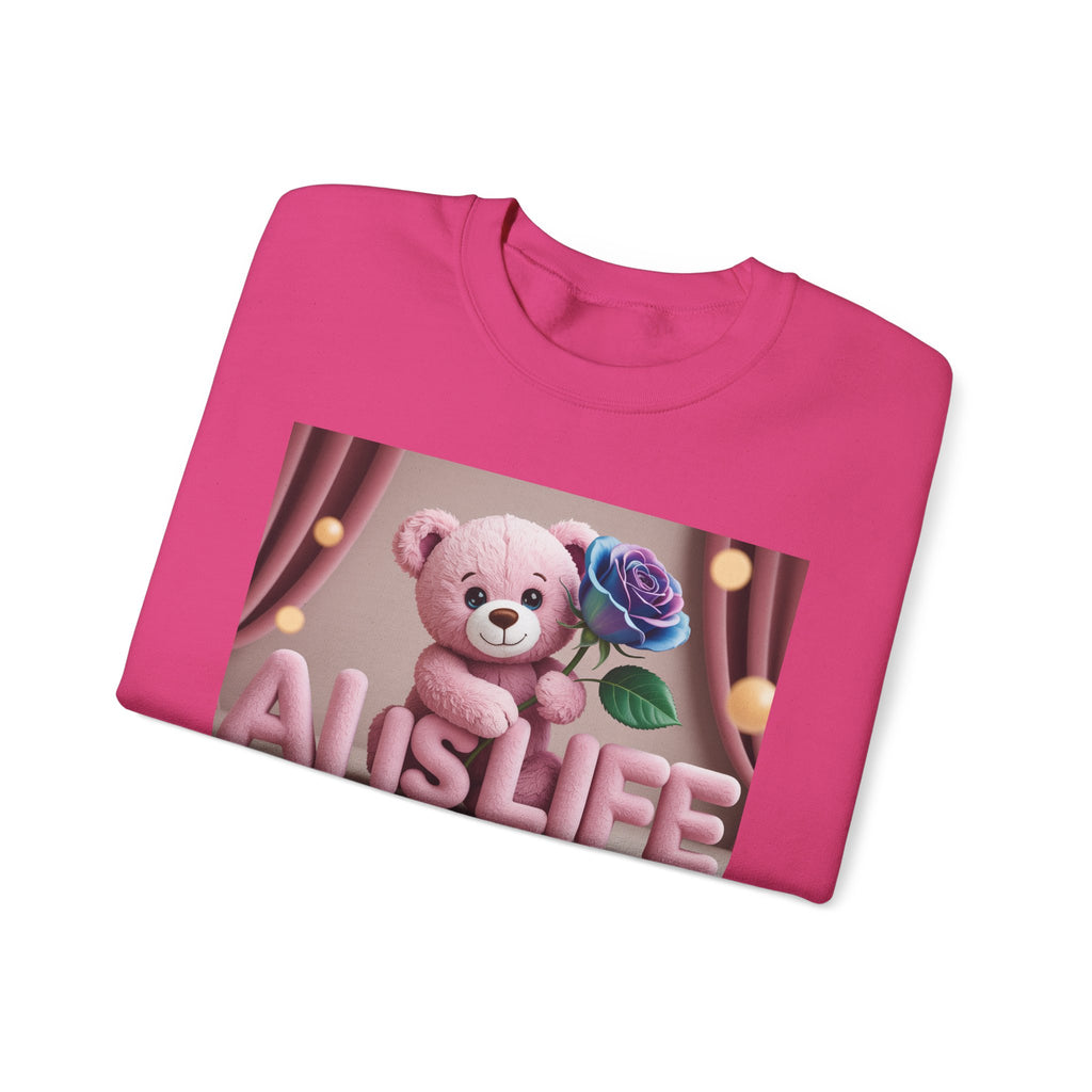 AI IS LIFE  "CUTE CIRCUIT" Unisex Heavy Blend™ Crewneck Sweatshirt