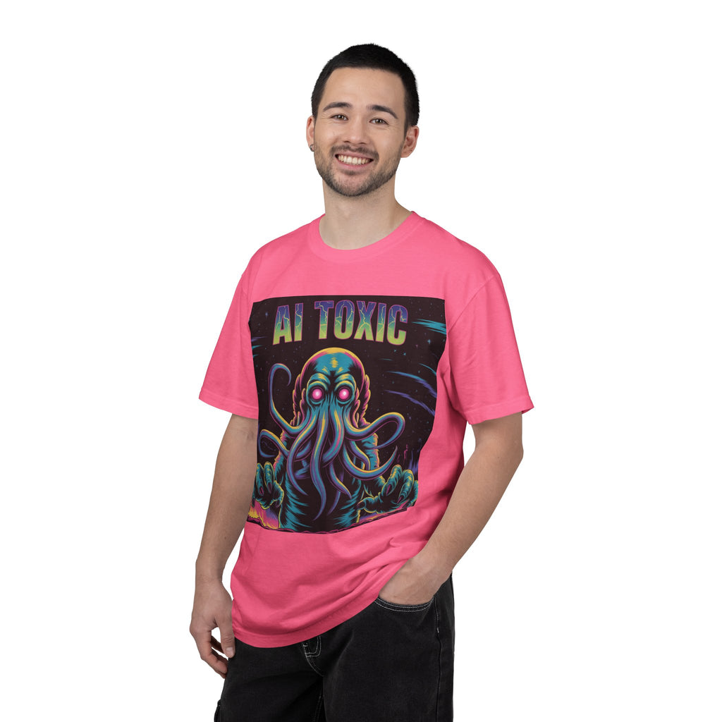 AI TOXIC  "Data Overlord" Unisex Garment-Dyed T-shirt