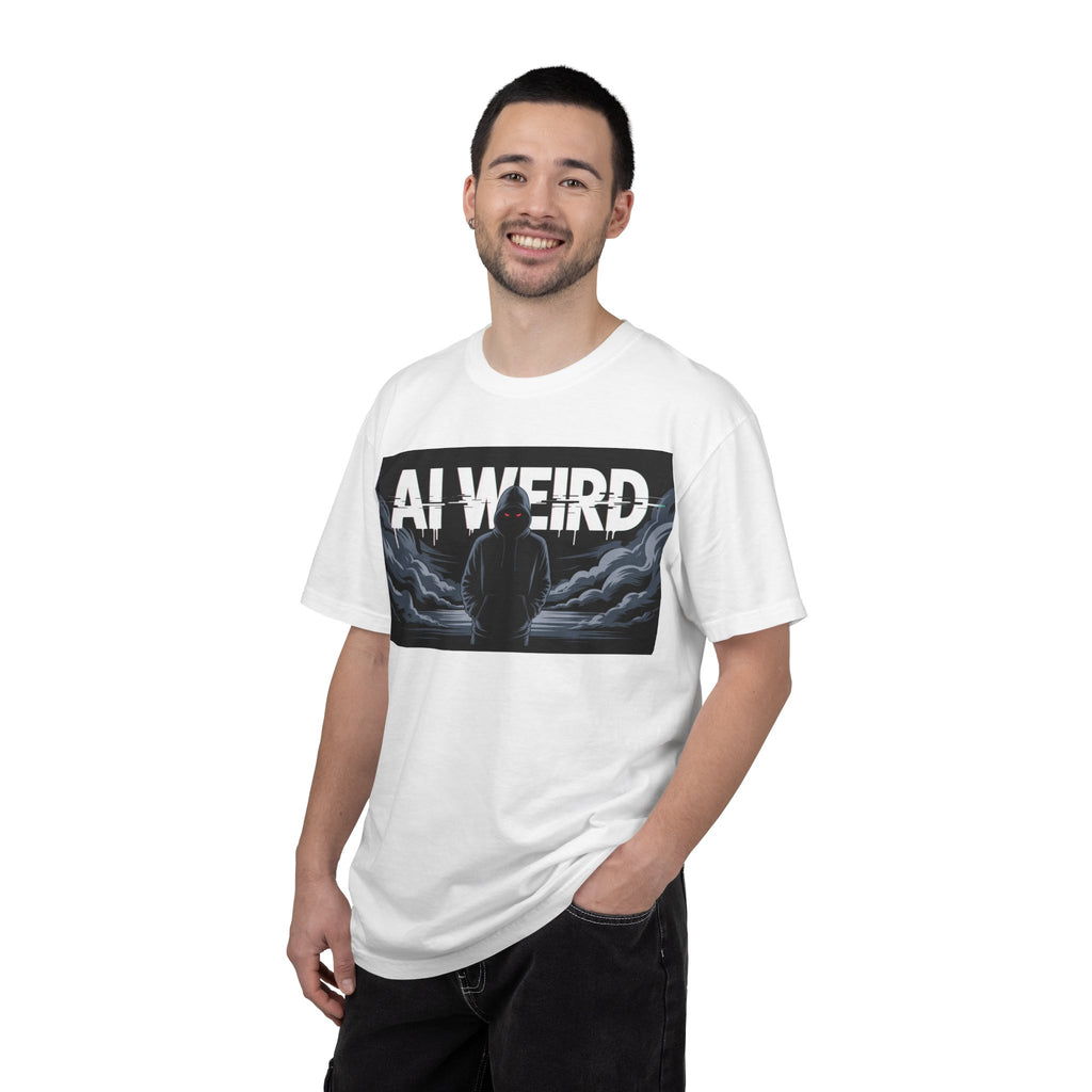 AI WEIRD – “DARK DATA ENTITY” Unisex Garment-Dyed T-shirt