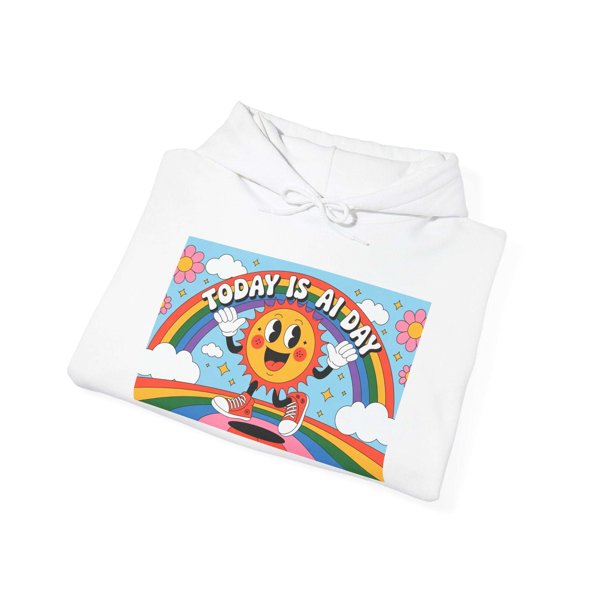 Today Is AI Day  "Sunshine Circuit" Unisex Sweatshirt, Fun Casual Wear