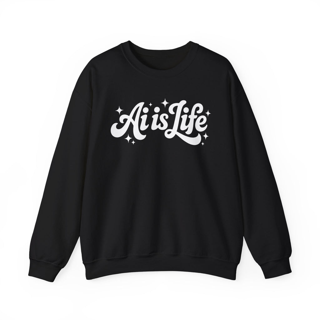 Ai is Life  "TechFlow Energy" Unisex Heavy Blend™ Crewneck Sweatshirt