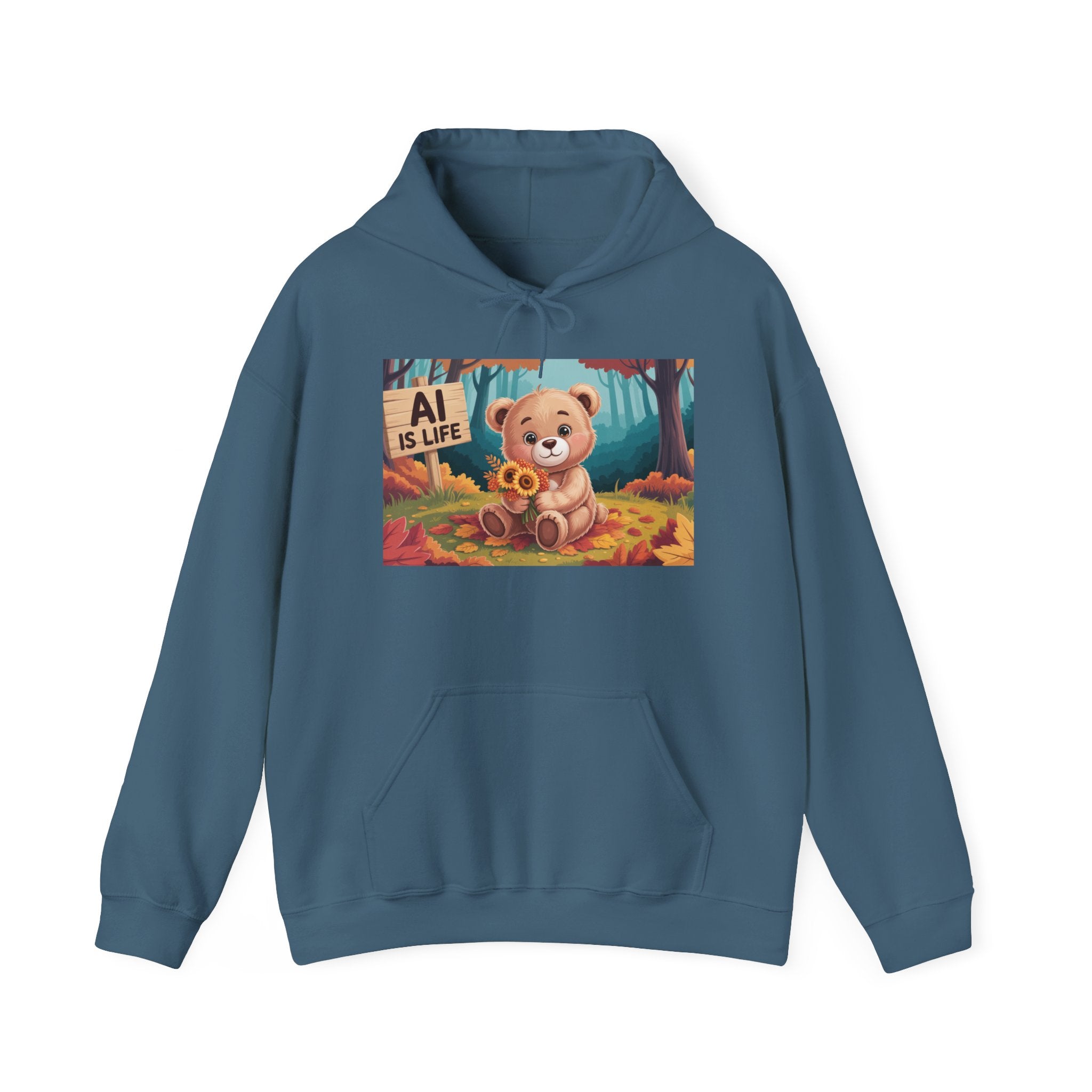AI IS LIFE  " Cuddle Code "  Unisex Heavy Blend™ Hooded Sweatshirt