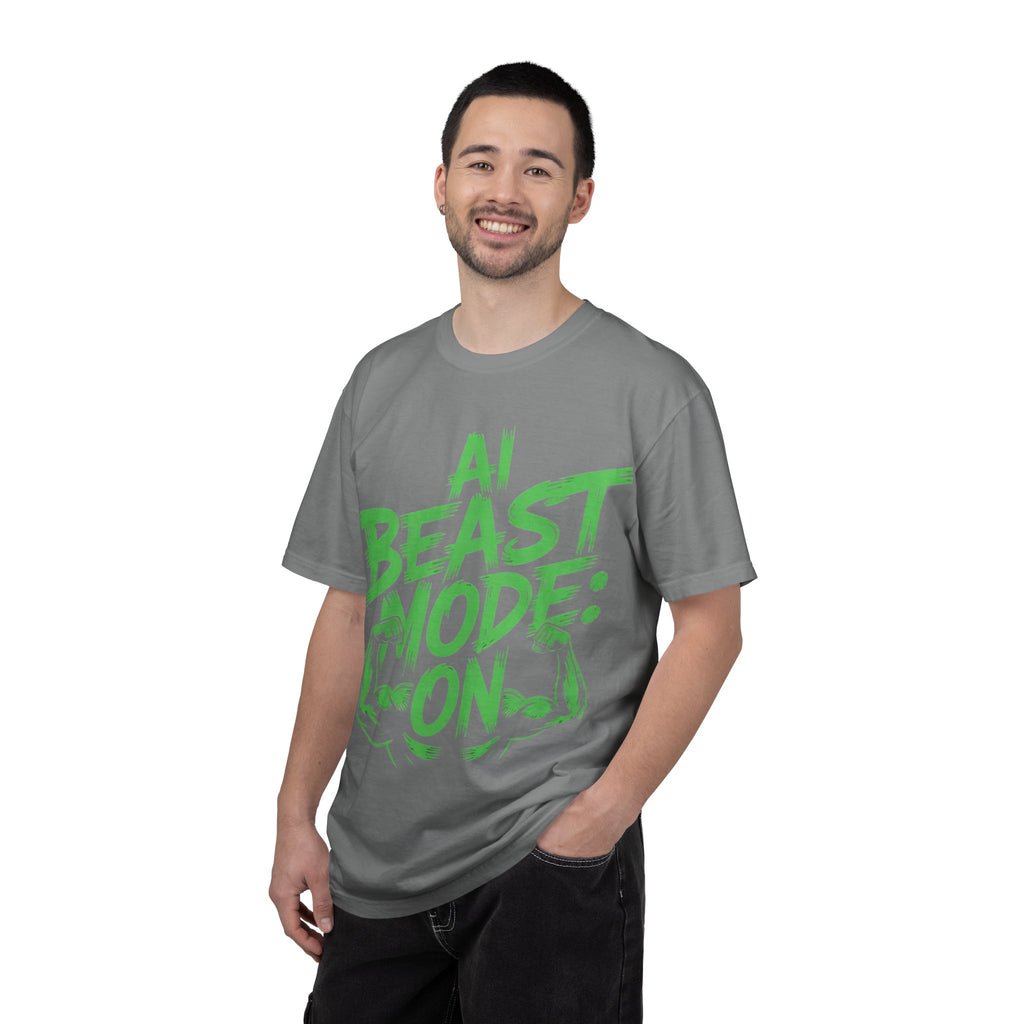 AI BEAST MODE: ON “DIGITAL HULK ENERGY” Unisex Garment-Dyed T-shirt