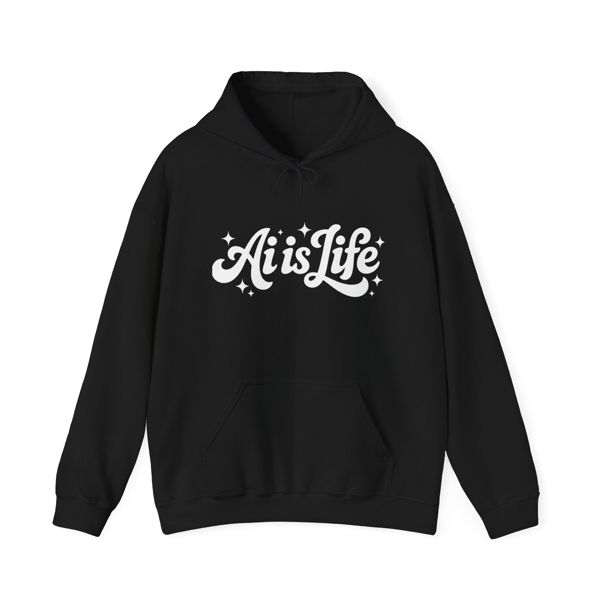 Ai is Life  "TechFlow Energy" Unisex Heavy Blend™ Hooded Sweatshirt
