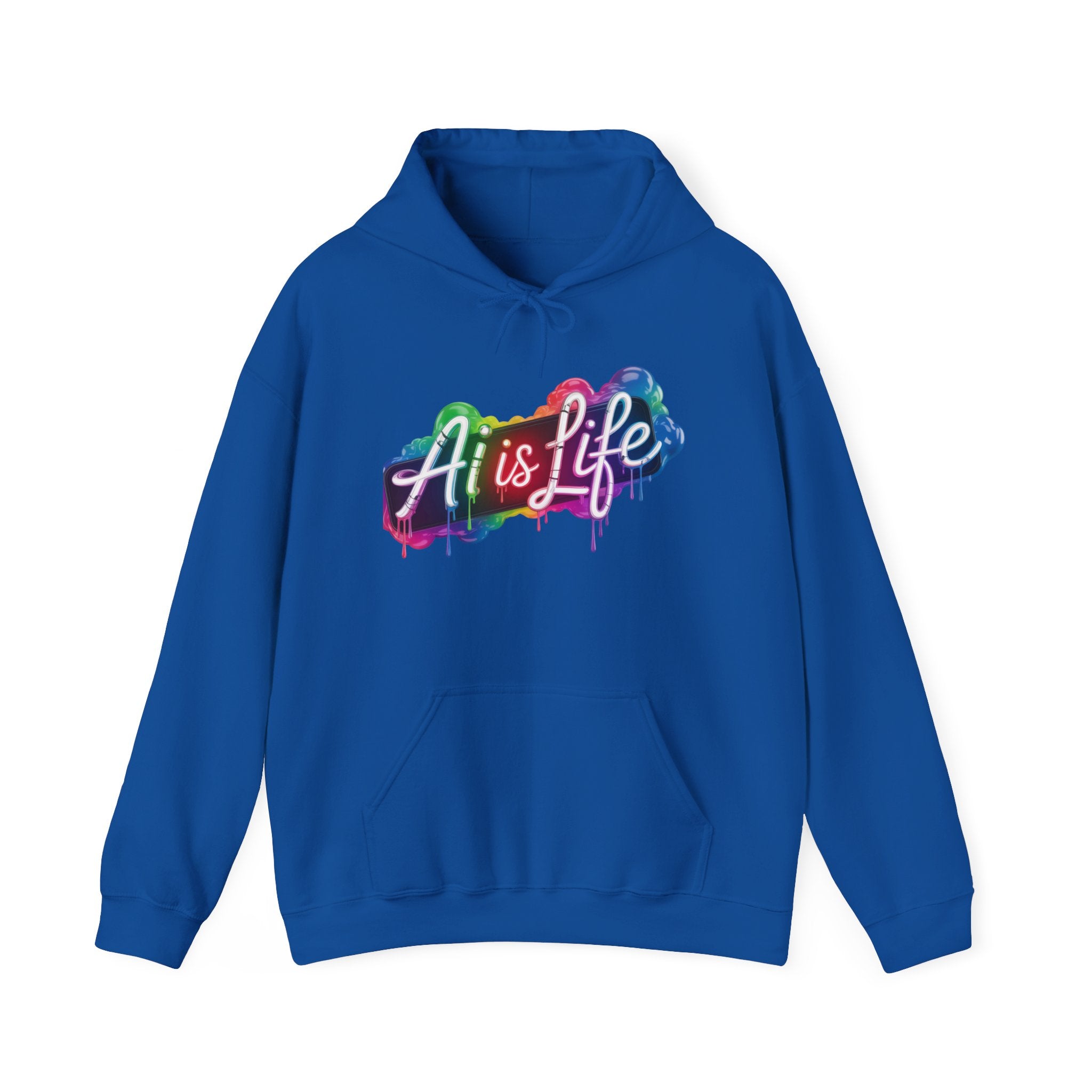 AI is LIFE  “PipeDream Intelligence” Unisex Heavy Blend™ Hooded Hoodie