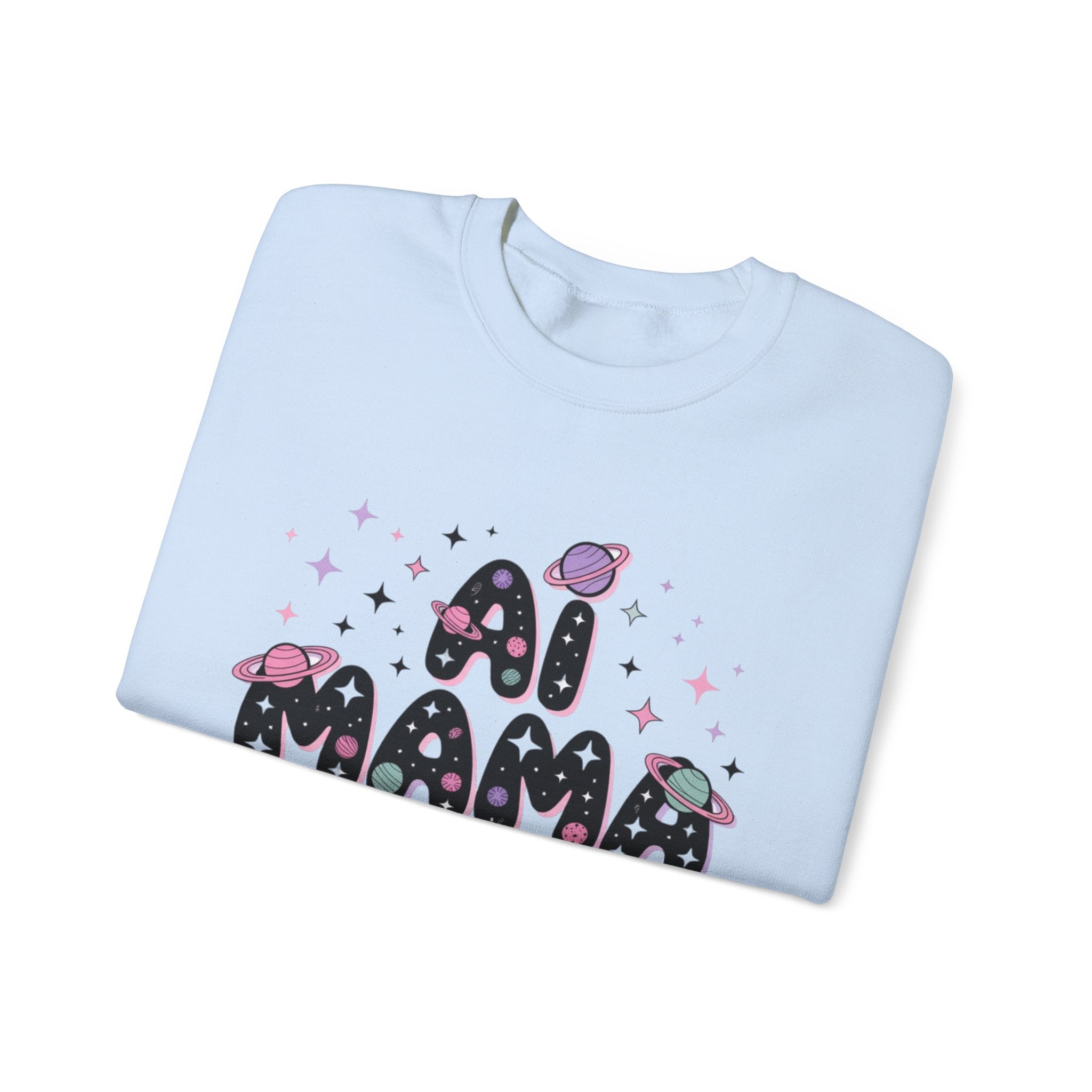 AI Mama "Digital Daydreamer" Unisex Heavy Blend™ Crewneck Sweatshirt