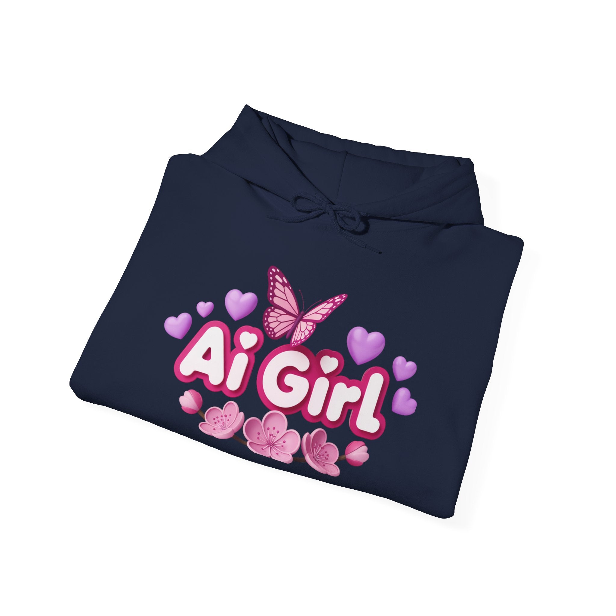 Ai Girl  "Cyber Cutie" Unisex Heavy Blend™ Hooded Sweatshirt