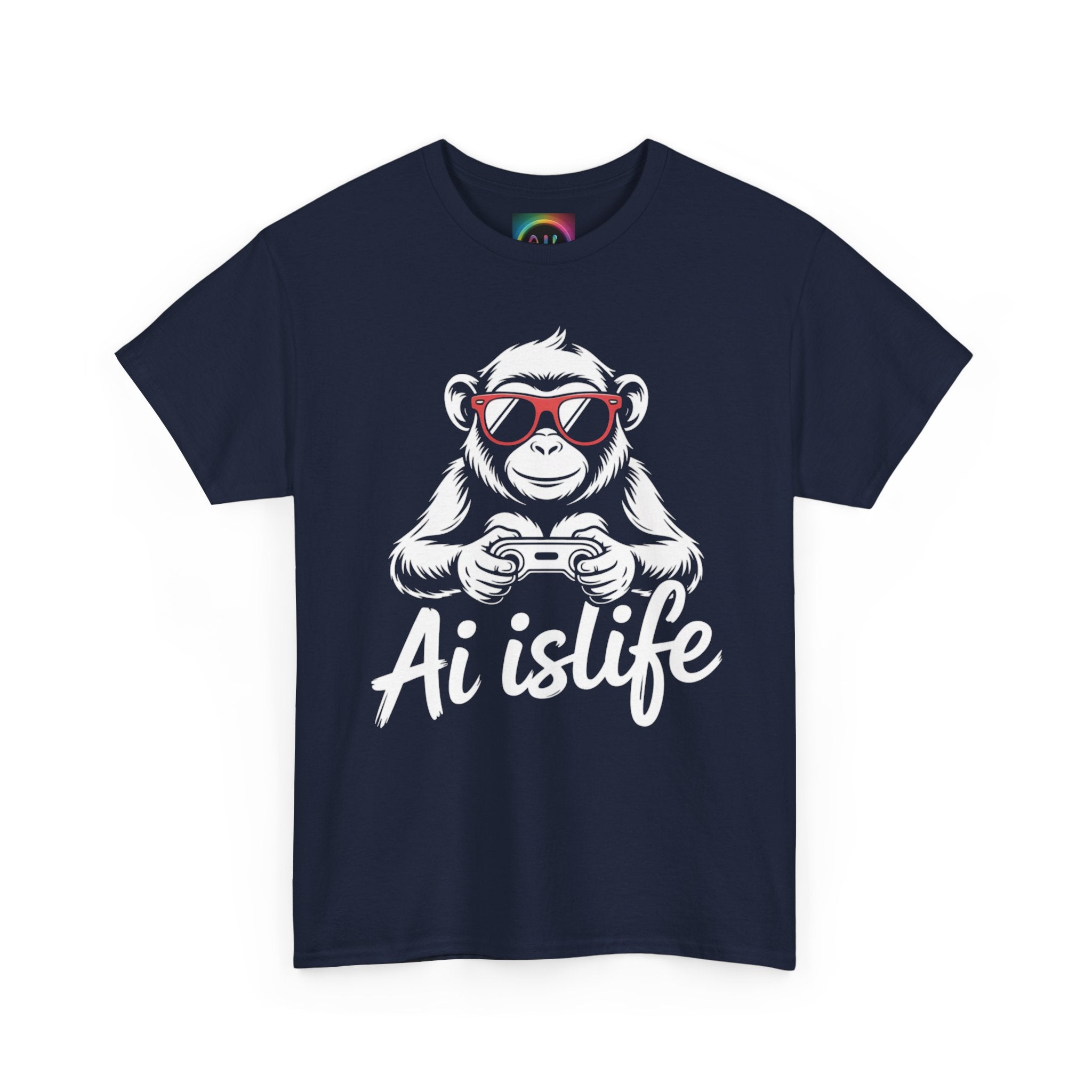 AI Is Life "GAMER CHIMP ELITE" Unisex Graphic T-Shirt