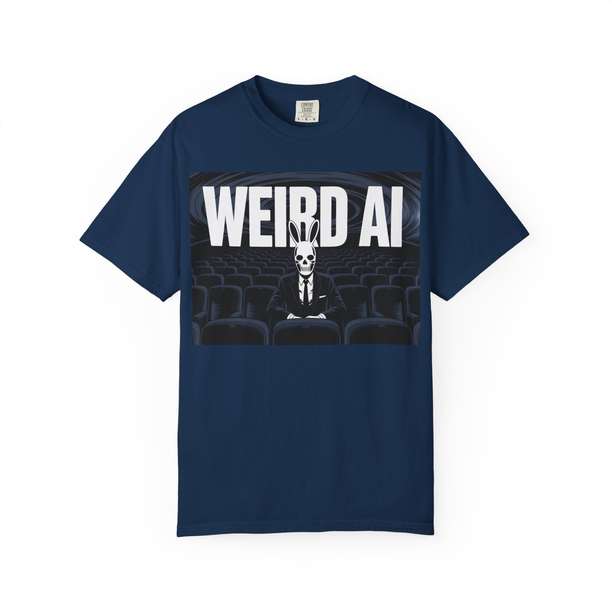 WEIRD AI  " Backrooms Theater " Unisex Garment-Dyed T-shirt
