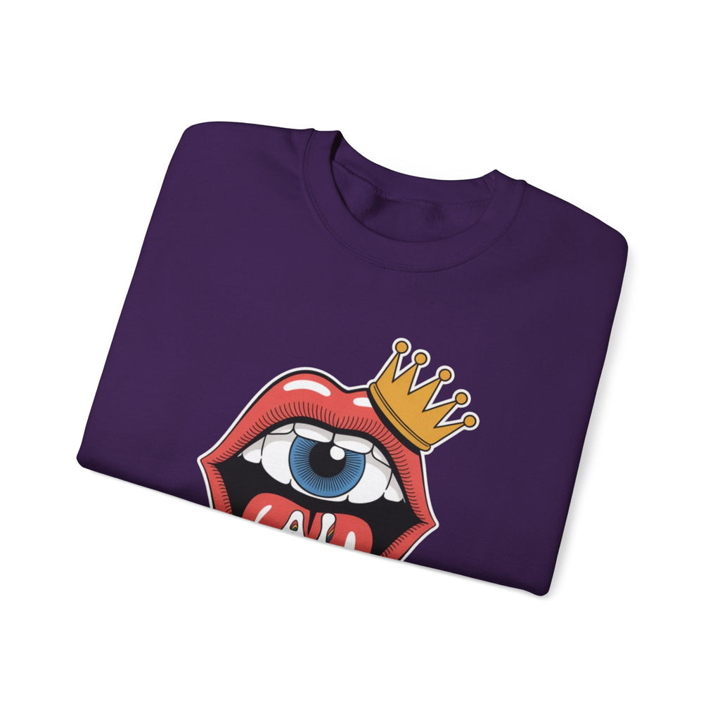 Ai Weird  "Royal Oddbyte" Unisex Heavy Blend™ Crewneck Sweatshirt