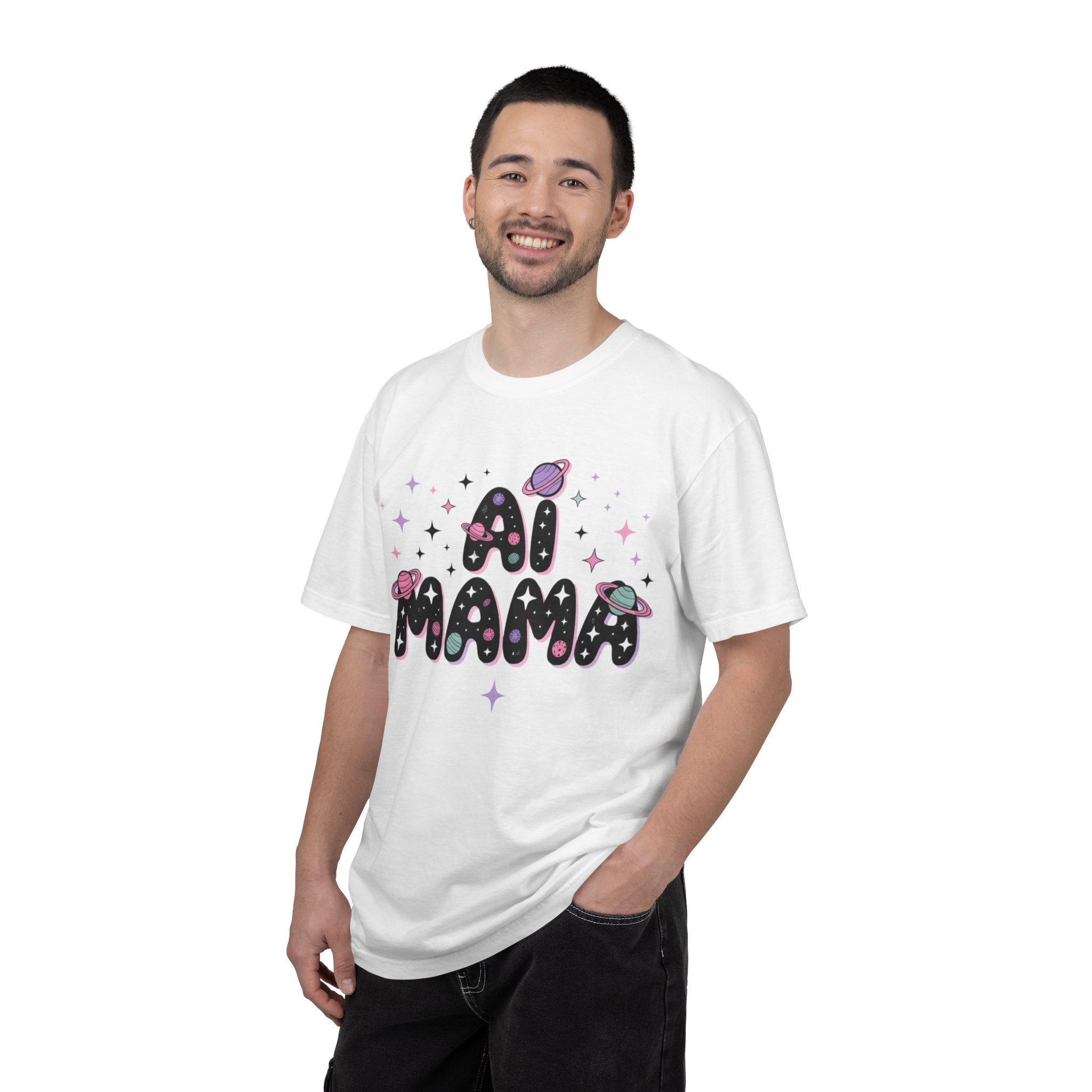 AI Mama "Digital Daydreamer" Unisex Garment-Dyed T-shirt