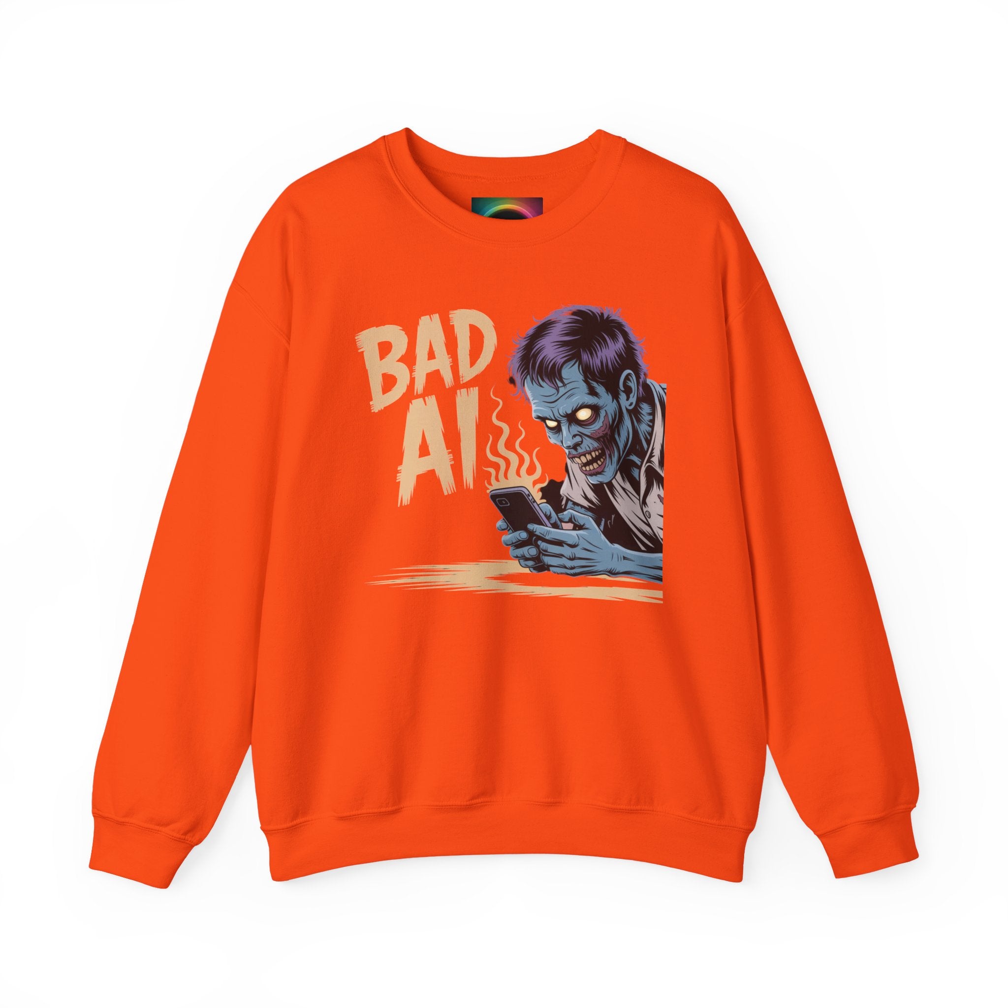 Bad AI "ZOMBIE SCROLL" Unisex Heavy Blend™ Hooded Sweatshirt
