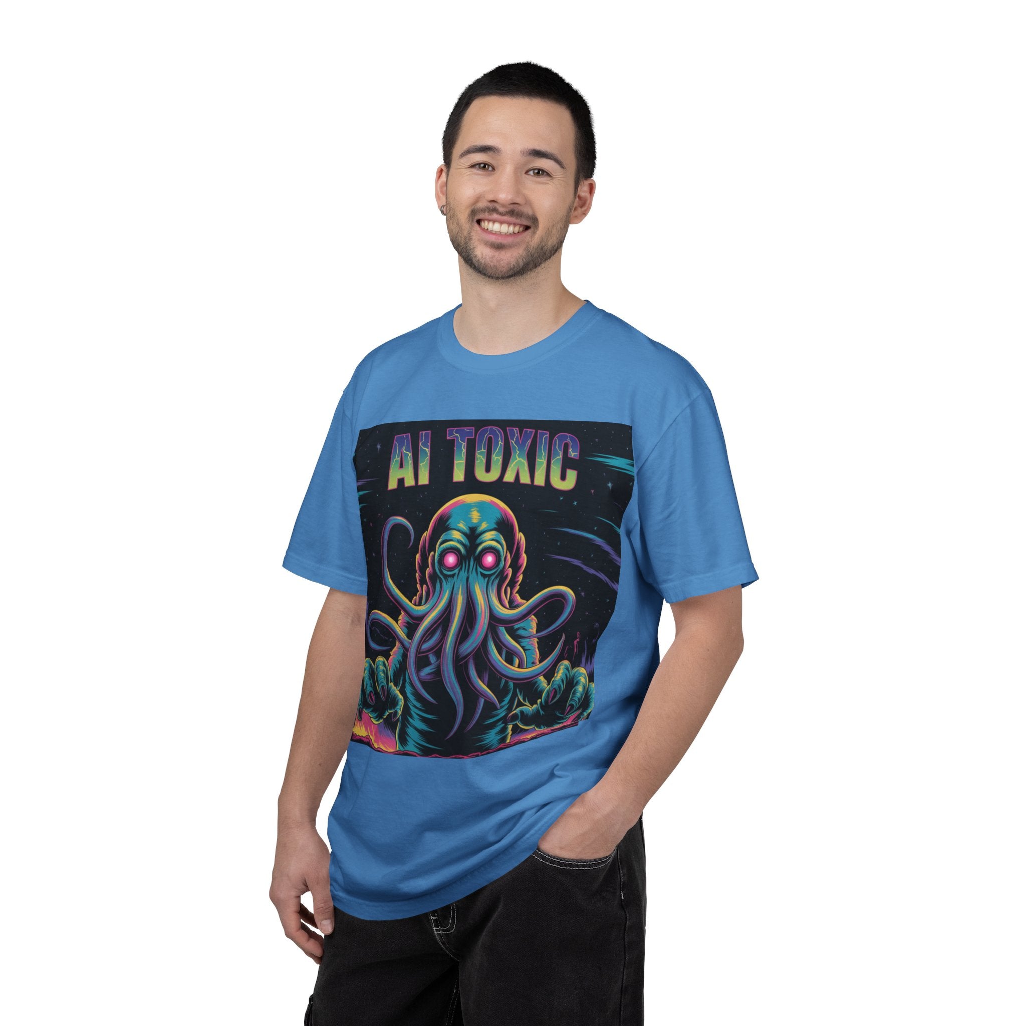 AI TOXIC  "Data Overlord" Unisex Garment-Dyed T-shirt