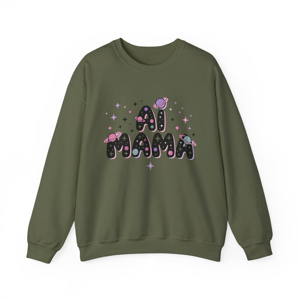 AI Mama "Digital Daydreamer" Unisex Heavy Blend™ Crewneck Sweatshirt