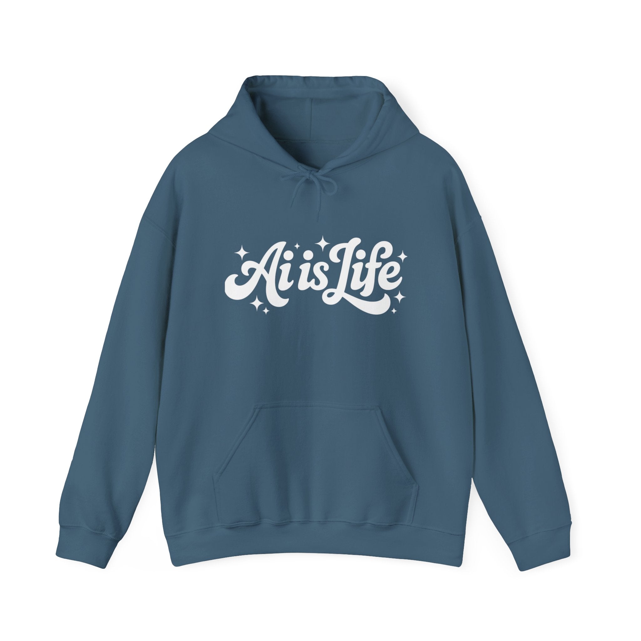 Ai is Life  "TechFlow Energy" Unisex Heavy Blend™ Hooded Sweatshirt