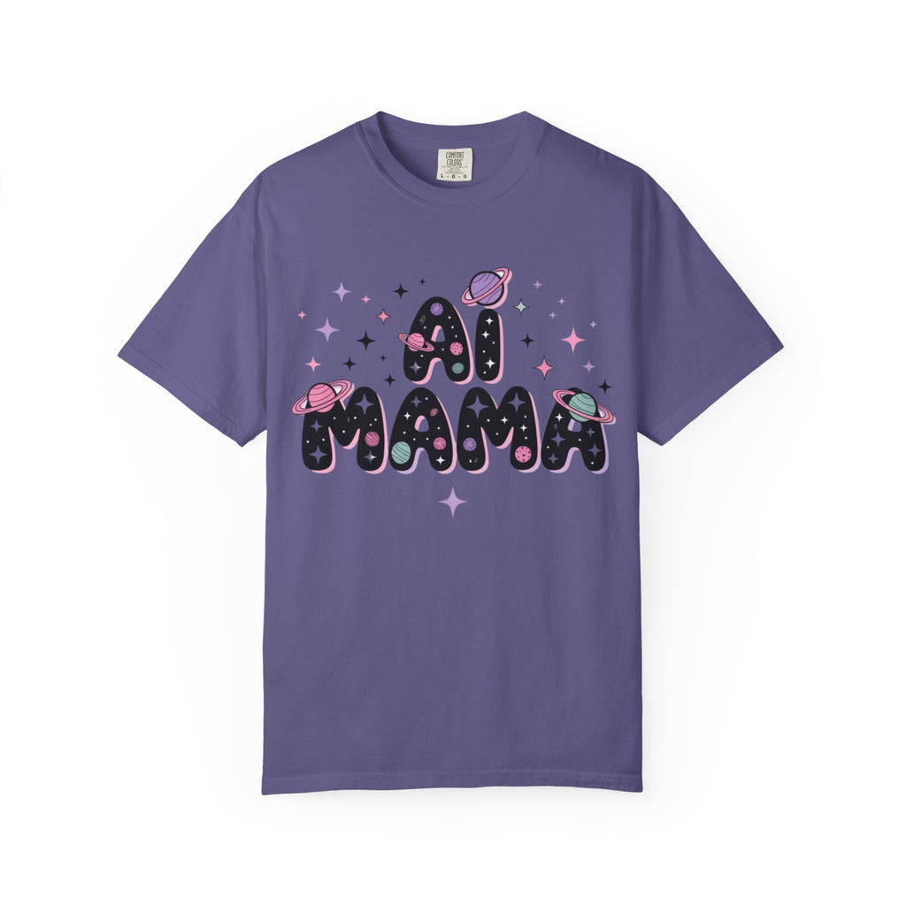 AI Mama "Digital Daydreamer" Unisex Garment-Dyed T-shirt