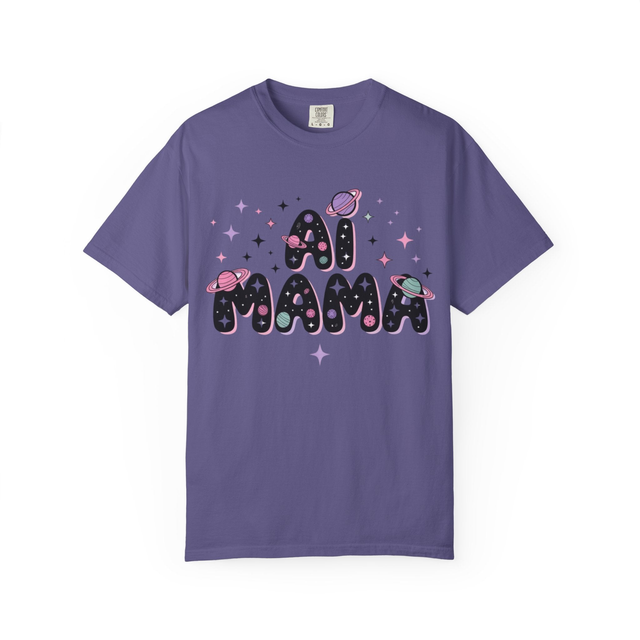 AI Mama "Digital Daydreamer" Unisex Garment-Dyed T-shirt
