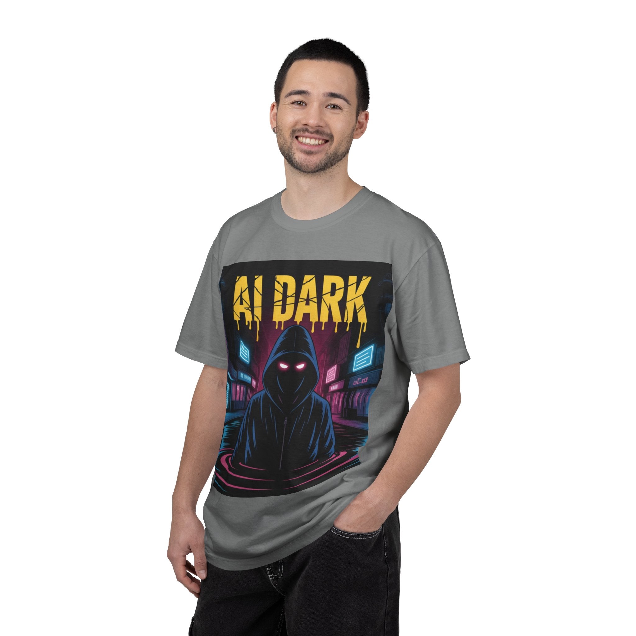 AI DARK  “Night Signal”  Unisex Garment-Dyed T-shirt