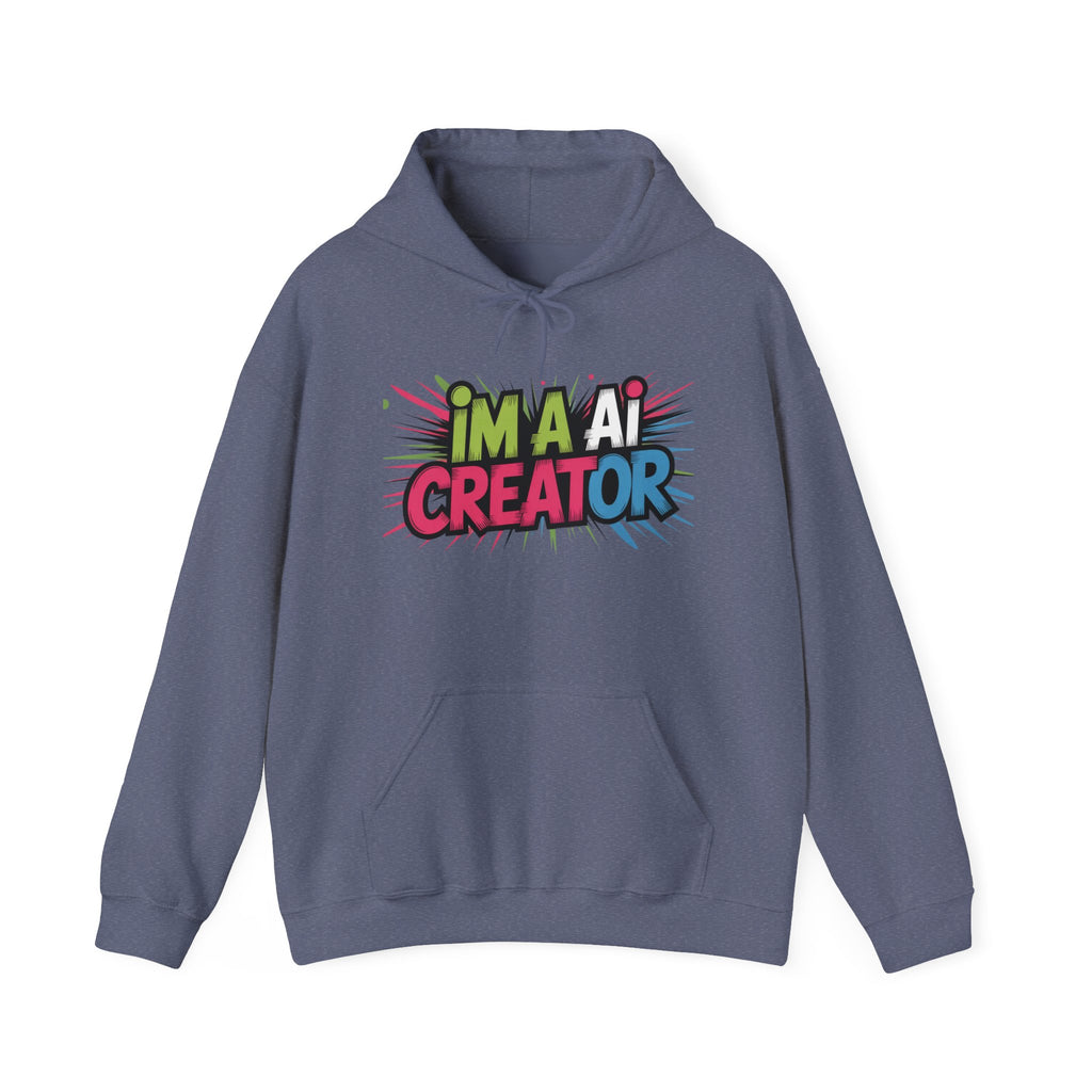 AI Creator  "Code Splash" Unisex Heavy Blend™ Hooded Sweatshirt