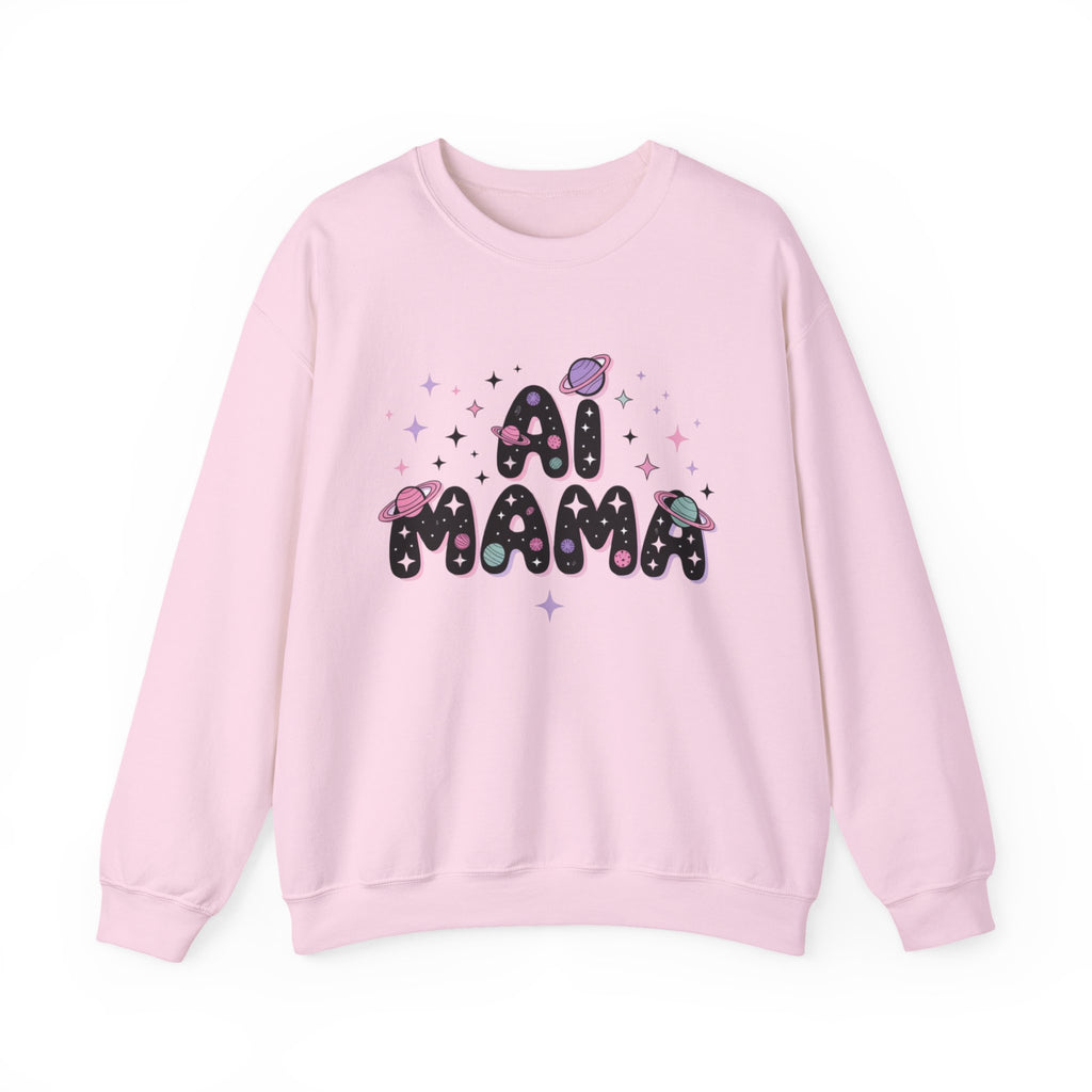AI Mama "Digital Daydreamer" Unisex Heavy Blend™ Crewneck Sweatshirt
