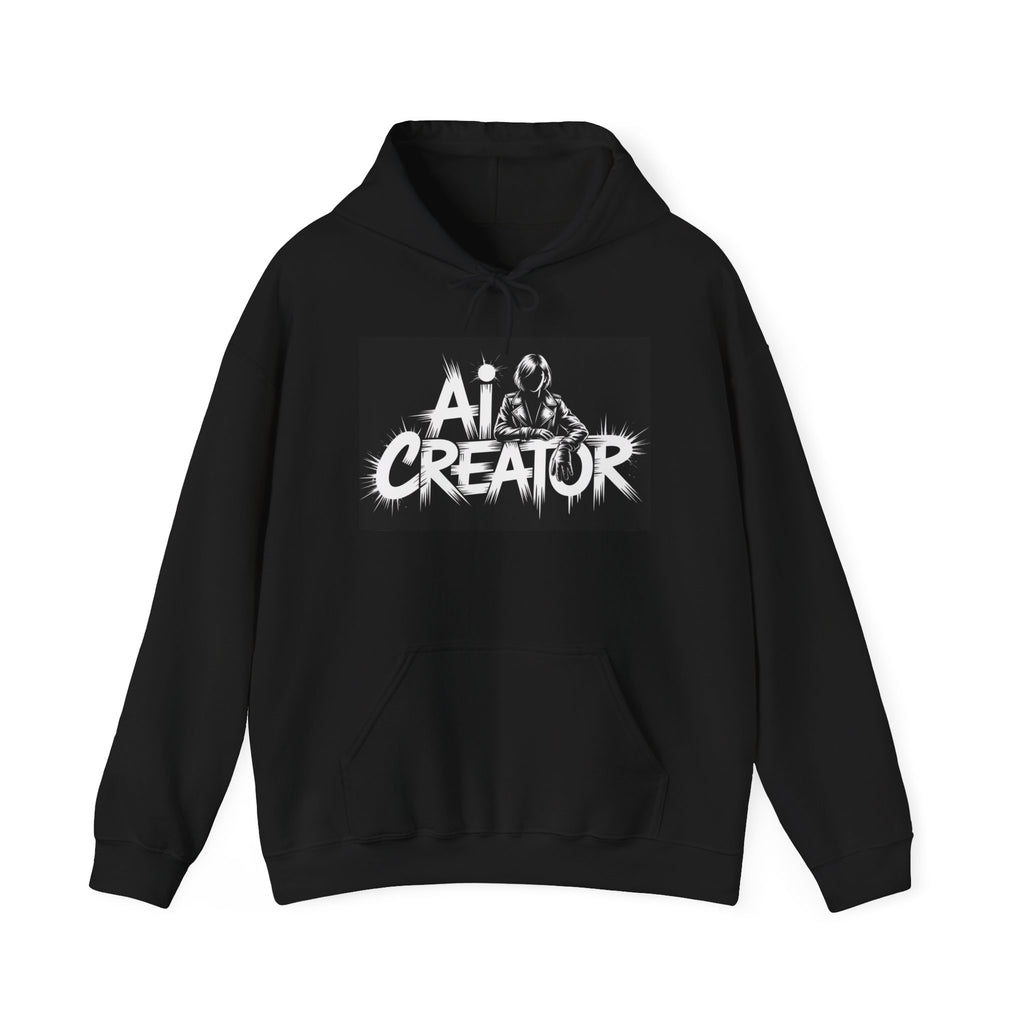 AI Creator  "Digital Rebel" Unisex Heavy Blend™ Hooded Sweatshirt