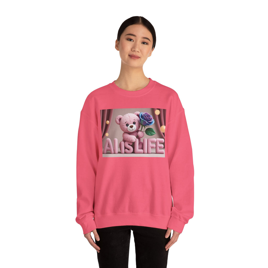 AI IS LIFE  "CUTE CIRCUIT" Unisex Heavy Blend™ Crewneck Sweatshirt