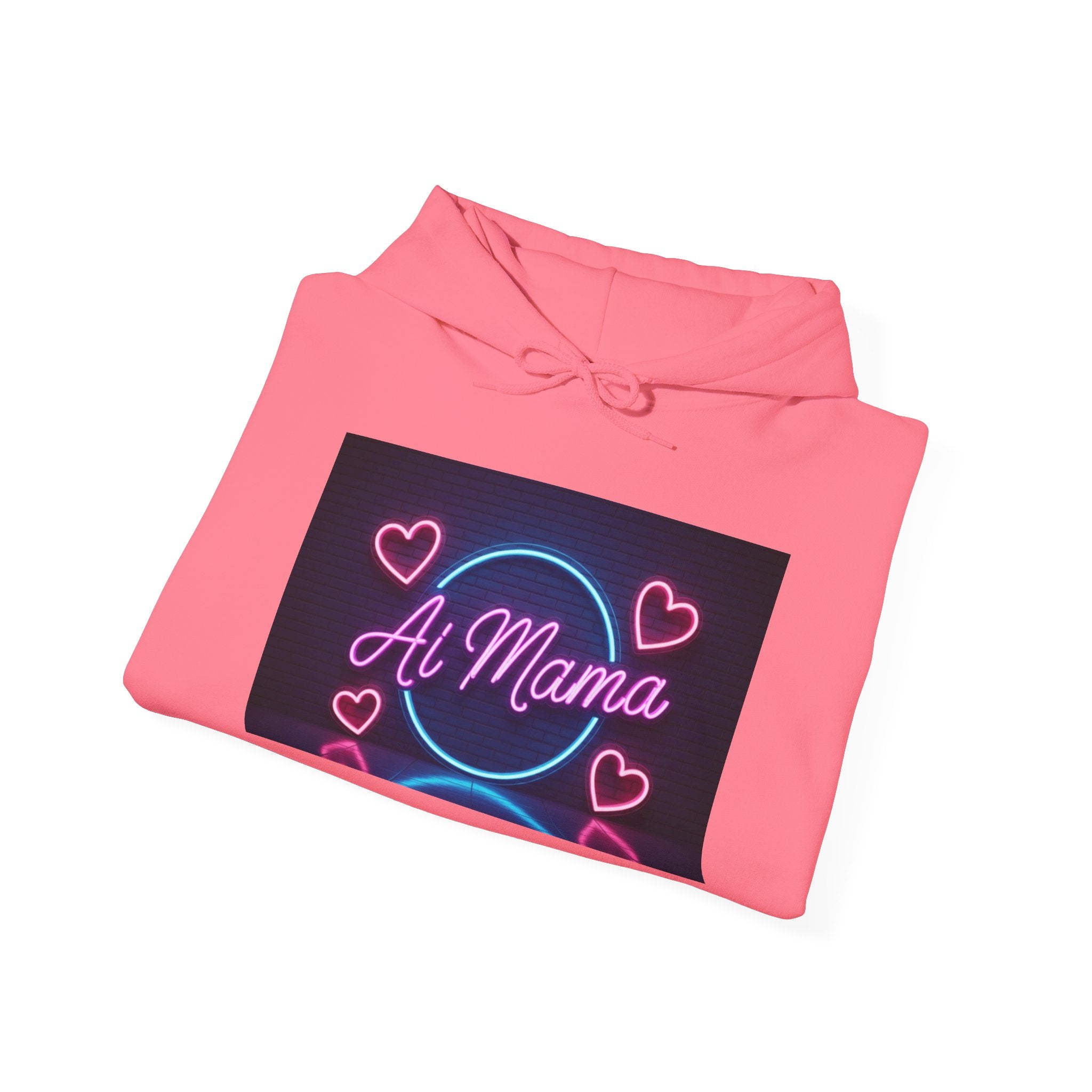 AI MAMA  “Electric Love Loop”  Unisex Heavy Blend™ Hooded Sweatshirt