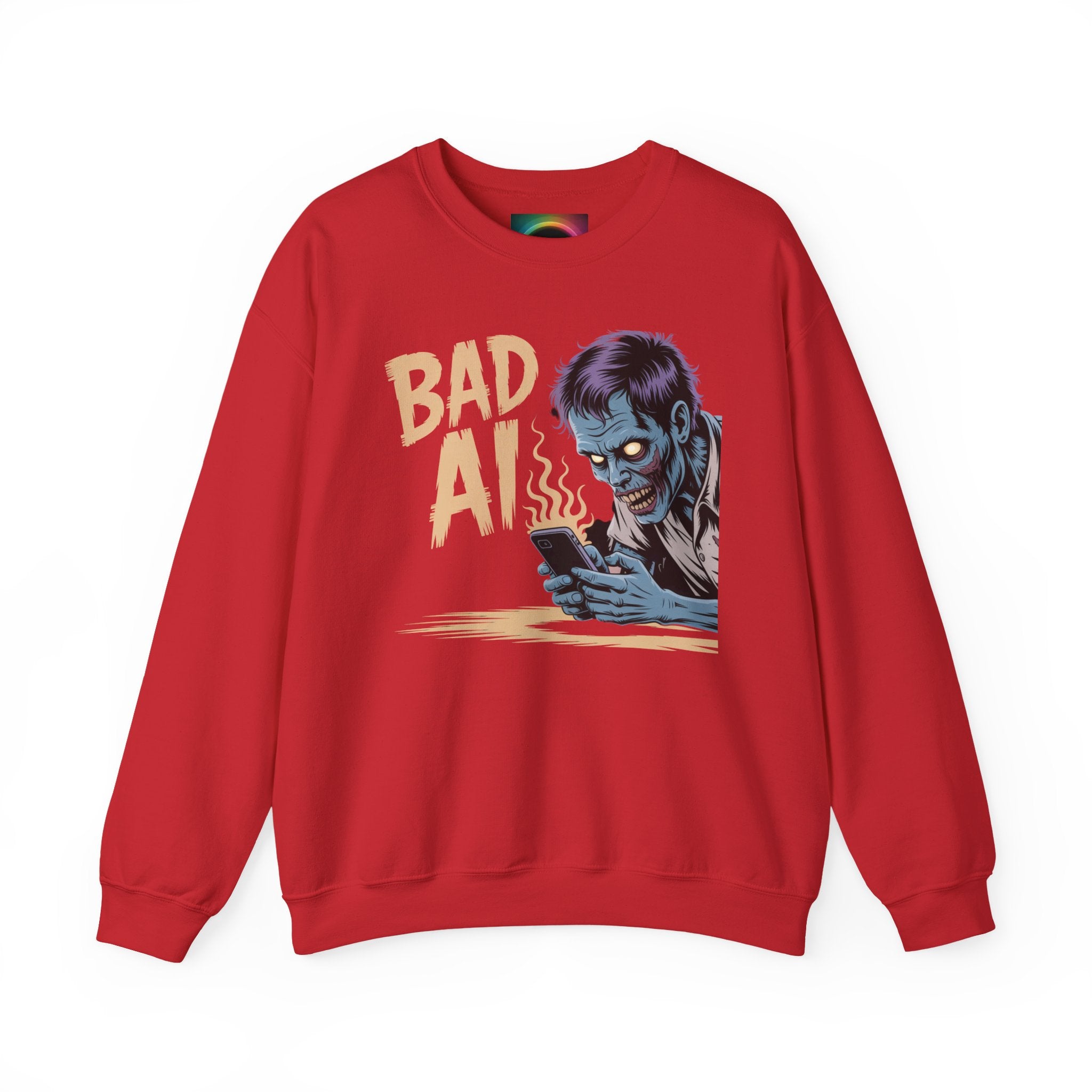 Bad AI "ZOMBIE SCROLL" Unisex Heavy Blend™ Hooded Sweatshirt