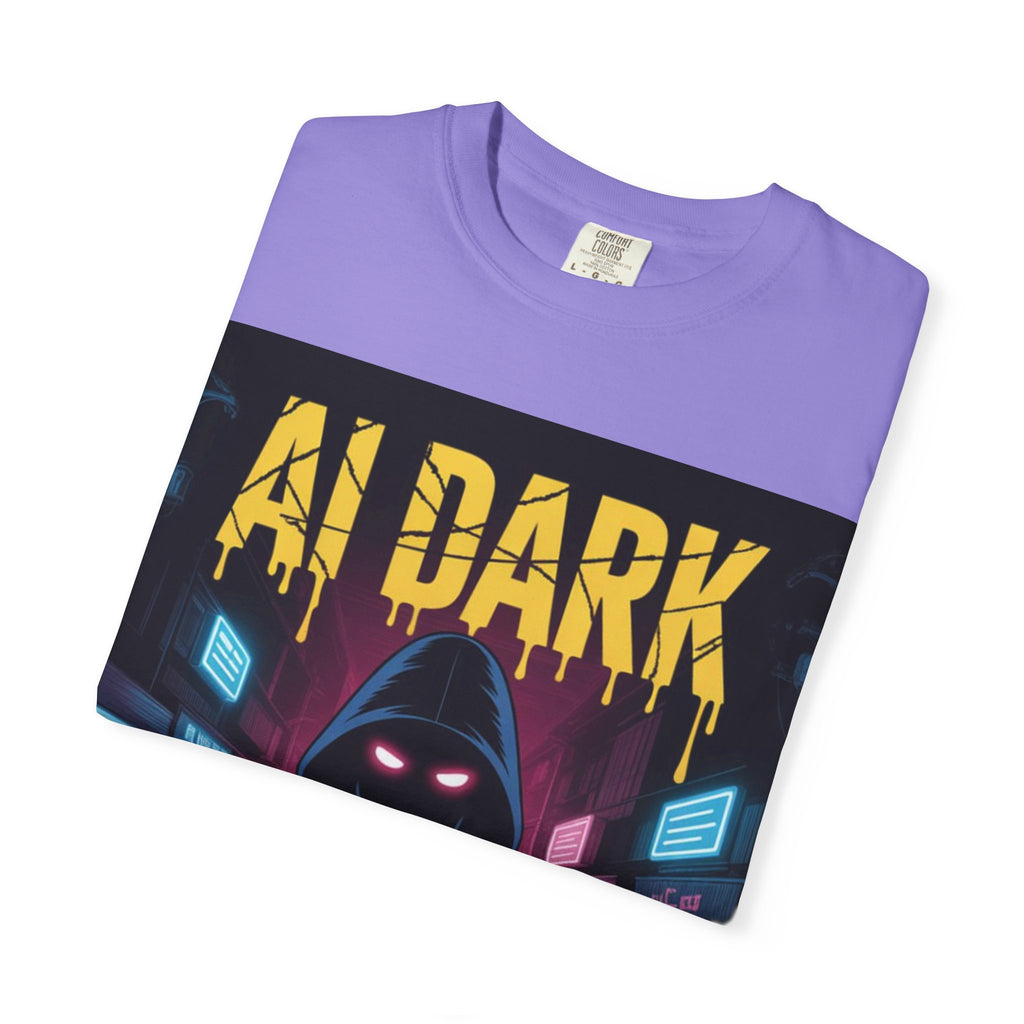 AI DARK  “Night Signal”  Unisex Garment-Dyed T-shirt