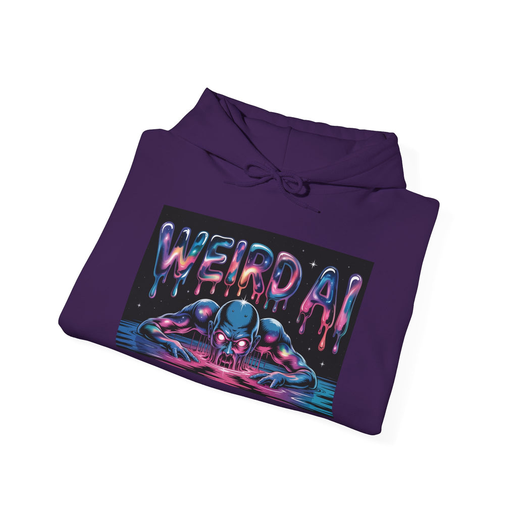 WEIRD AI  " Meltdown Matrix "  Unisex Heavy Blend™ Hoodie
