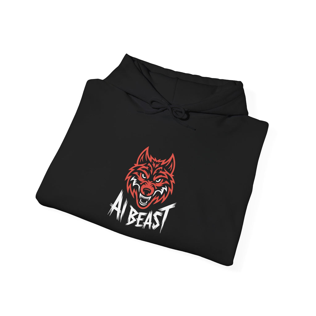 AI BEAST " Alpha Mode "  Unisex Heavy Blend™ Hooded Sweatshirt