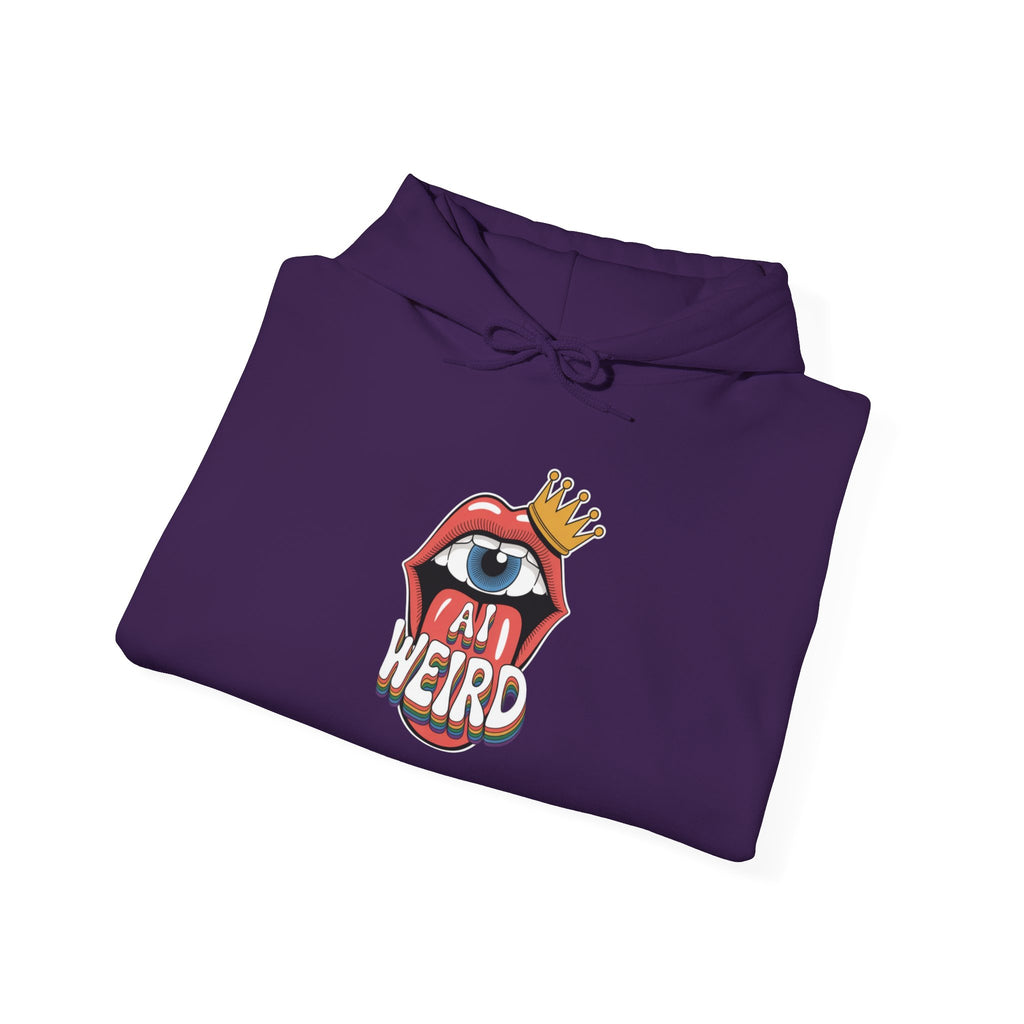 Ai Weird  "Royal Oddbyte" Unisex Heavy Blend™ Hooded Sweatshirt