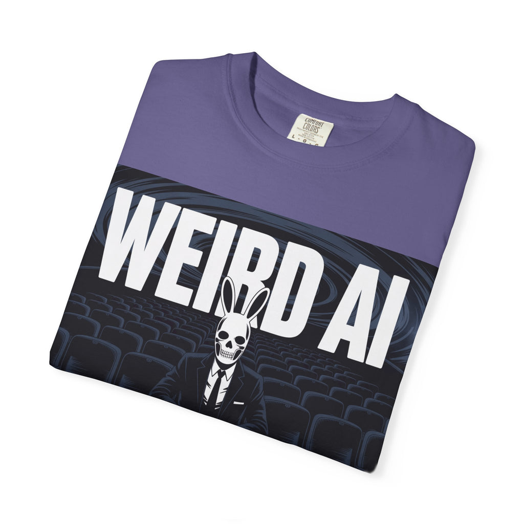 WEIRD AI  " Backrooms Theater " Unisex Garment-Dyed T-shirt
