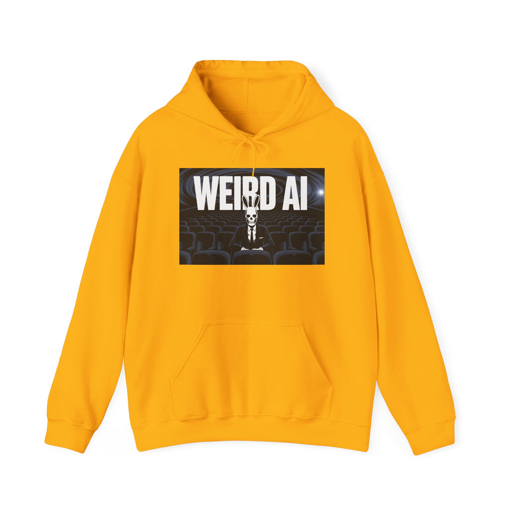 WEIRD AI  " Backrooms Theater "  Unisex Heavy Blend™ Hooded Sweatshirt