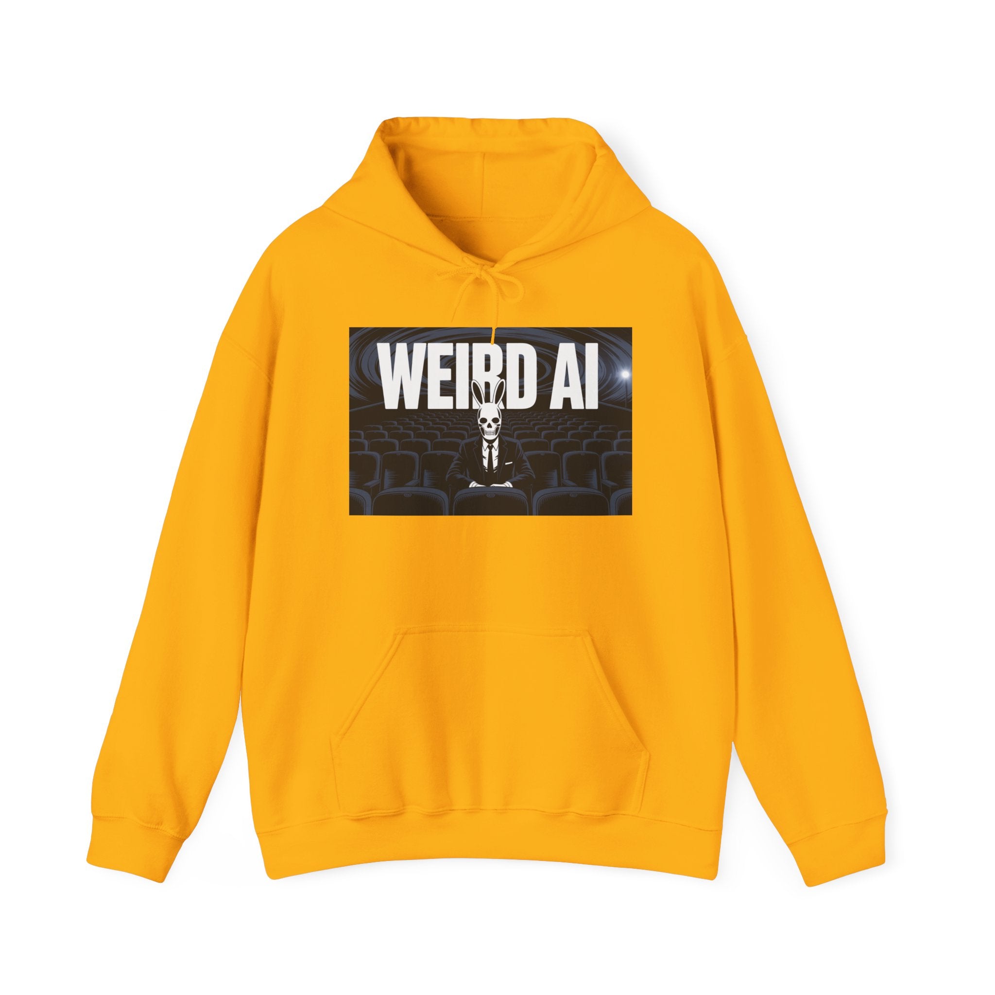WEIRD AI  " Backrooms Theater "  Unisex Heavy Blend™ Hooded Sweatshirt
