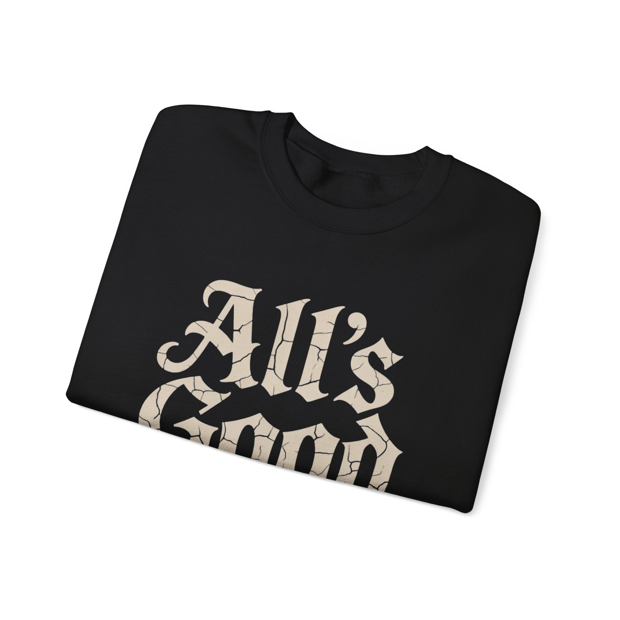 ALL’S GOOD WITH AI “Cracked Code Classic” Unisex Heavy Blend Crewneck Sweatshirt
