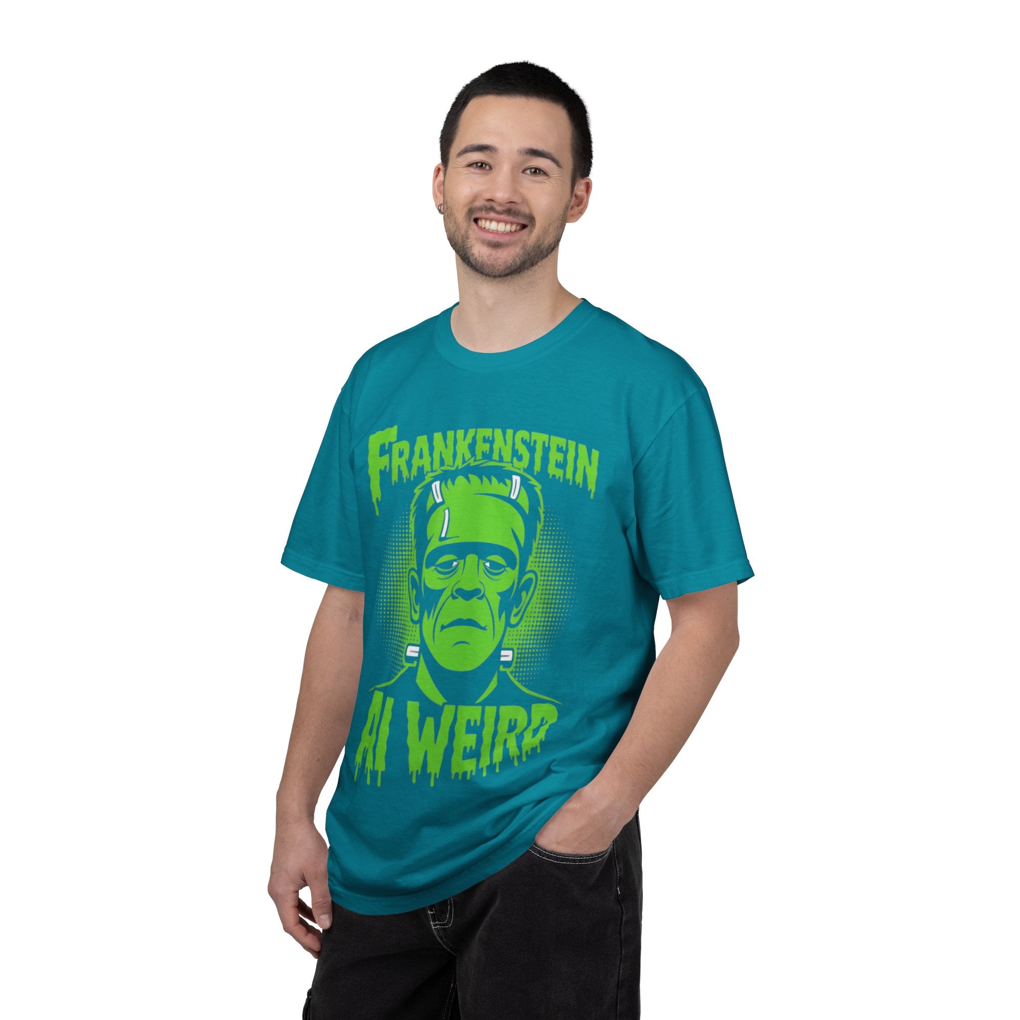 AI Weird  "Frankenbyte" Unisex Garment-Dyed T-shirt