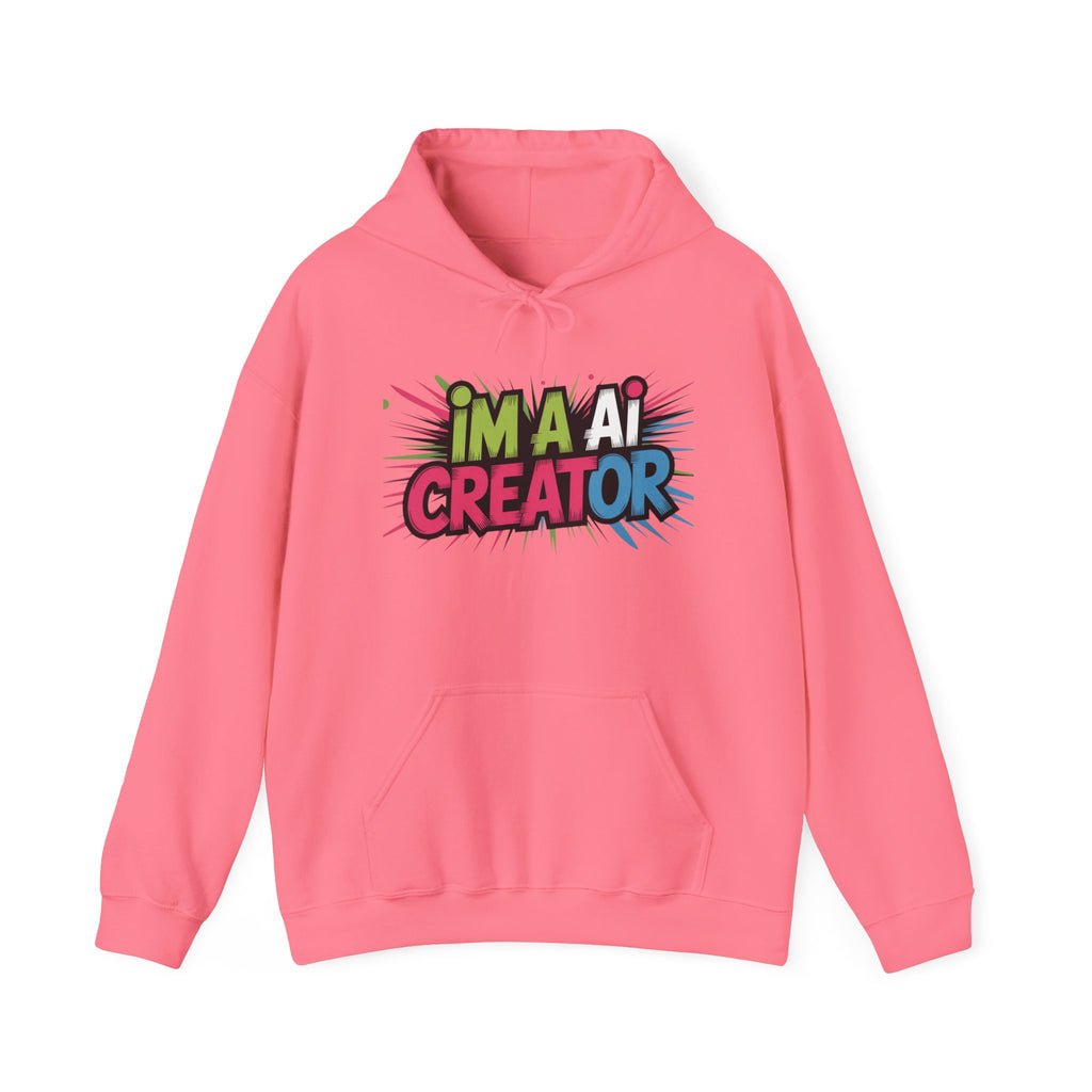 AI Creator  "Code Splash" Unisex Heavy Blend™ Hooded Sweatshirt