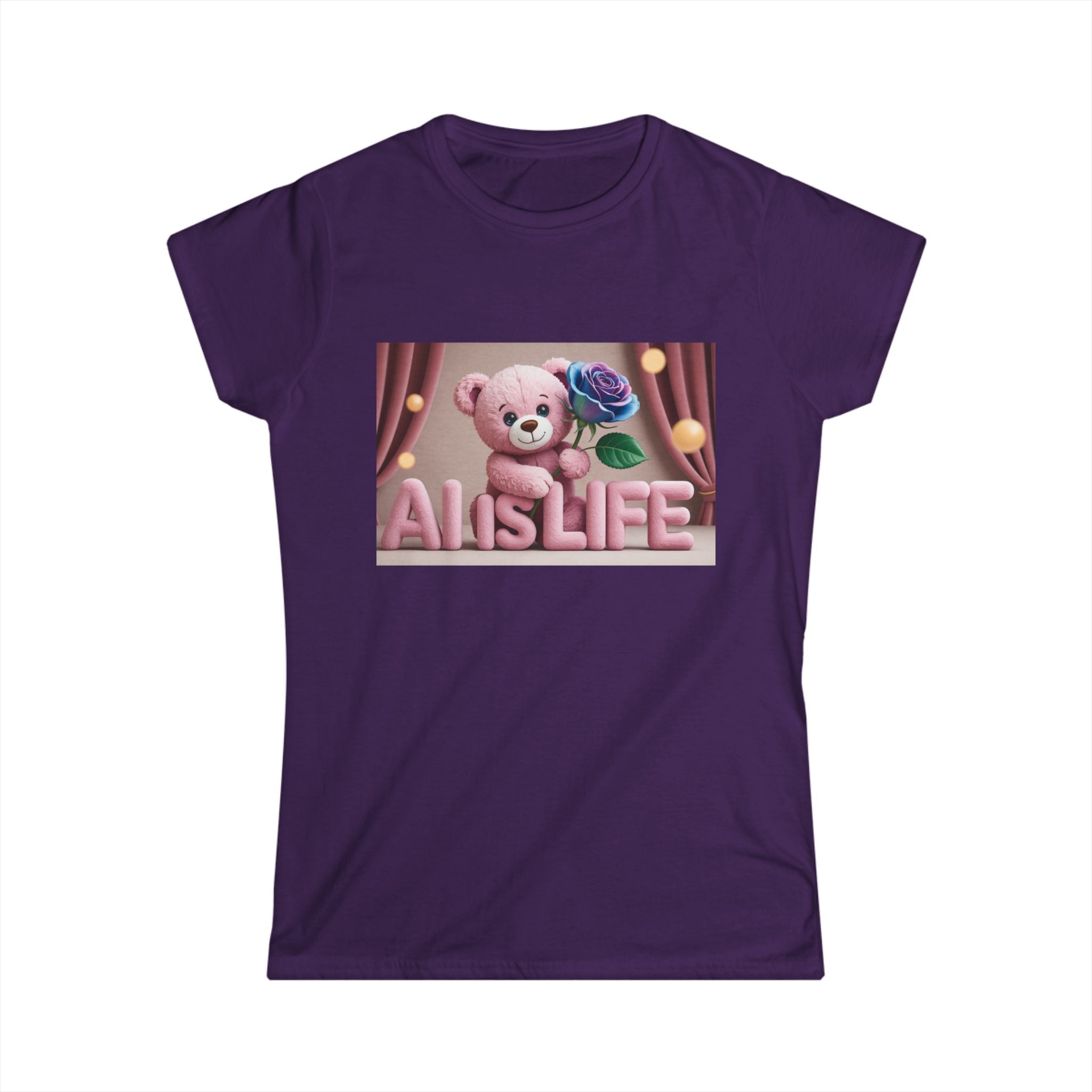 AI IS LIFE  "CUTE CIRCUIT" Women's Softstyle Tee